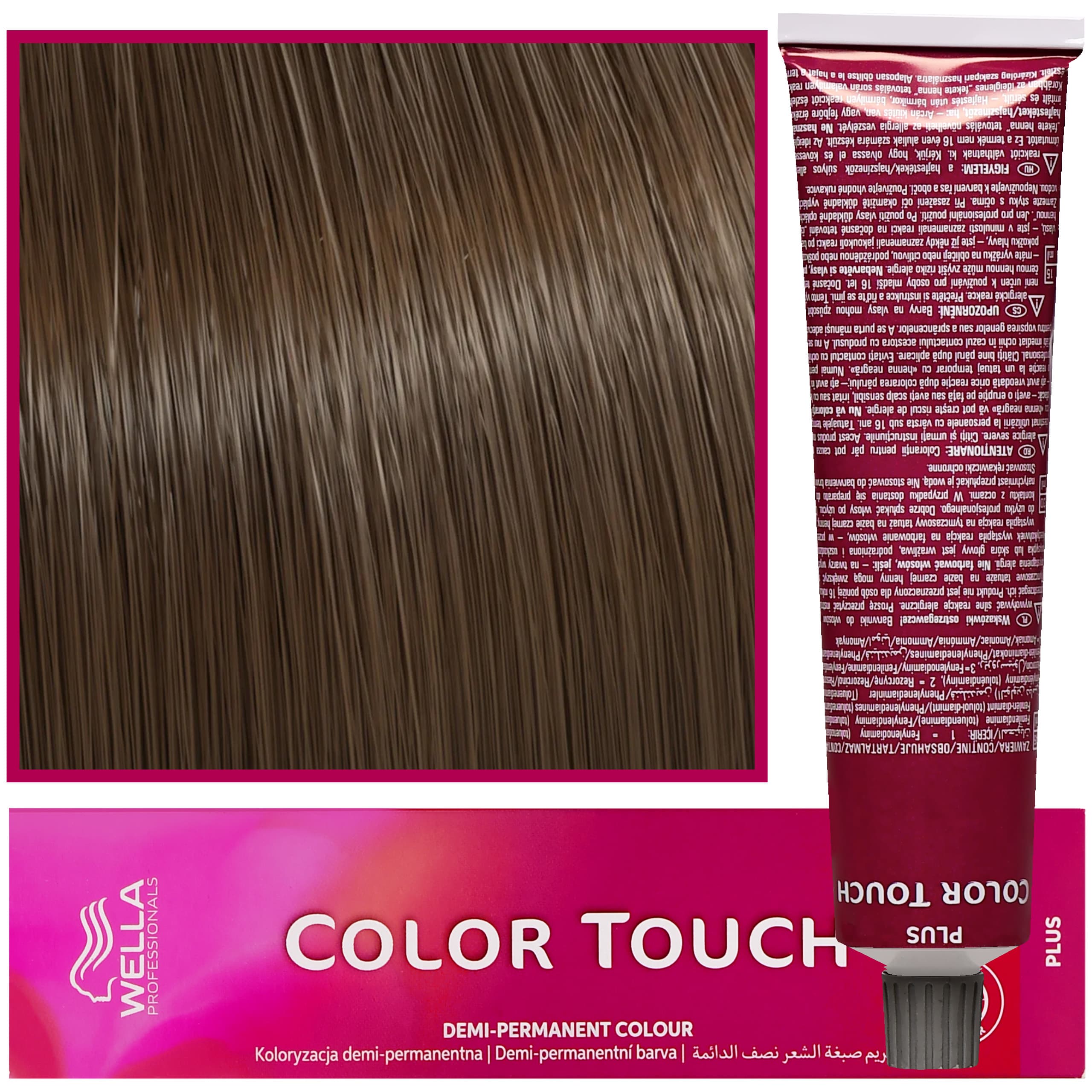 Color Touch - profesjonalna farba do włosów bez amoniaku, 66/03 Intensywny Ciemny Blond Delikatnie Złoty