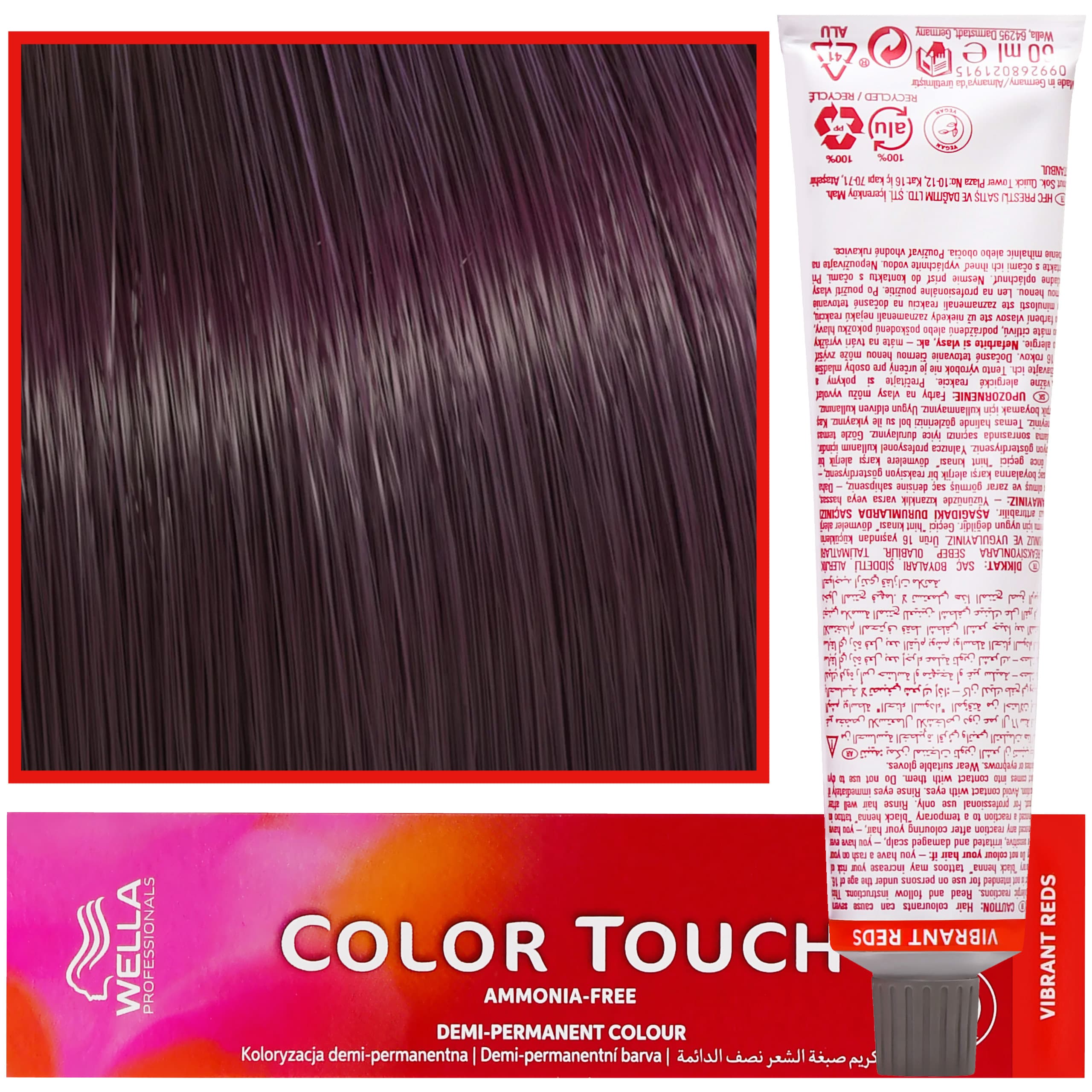Color Touch - profesjonalna farba do włosów bez amoniaku, 44/65 Magia Nocy