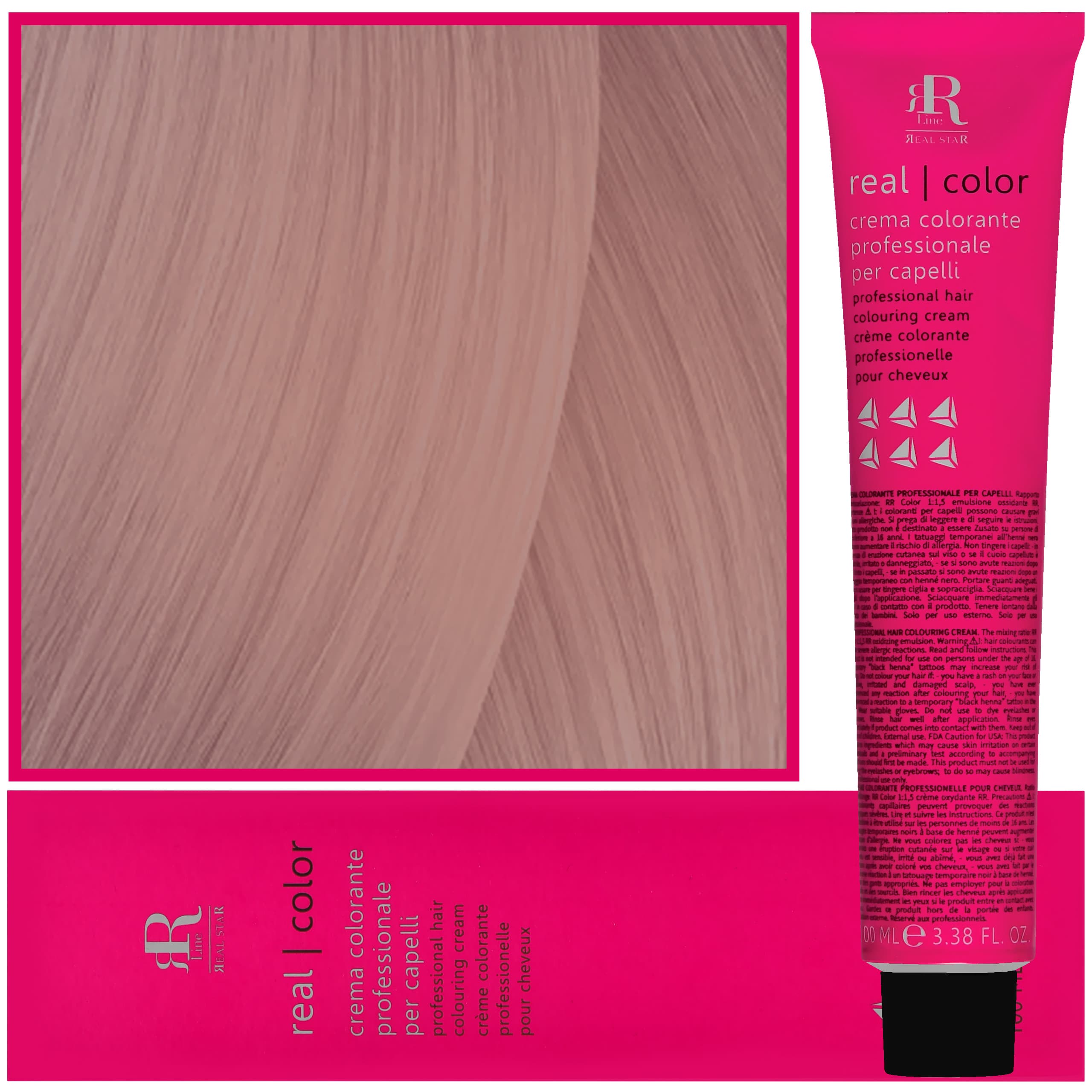 Real Color Crema - profesjonalna farba do włosów, 9.2 | Jasny Blond Fioletowy