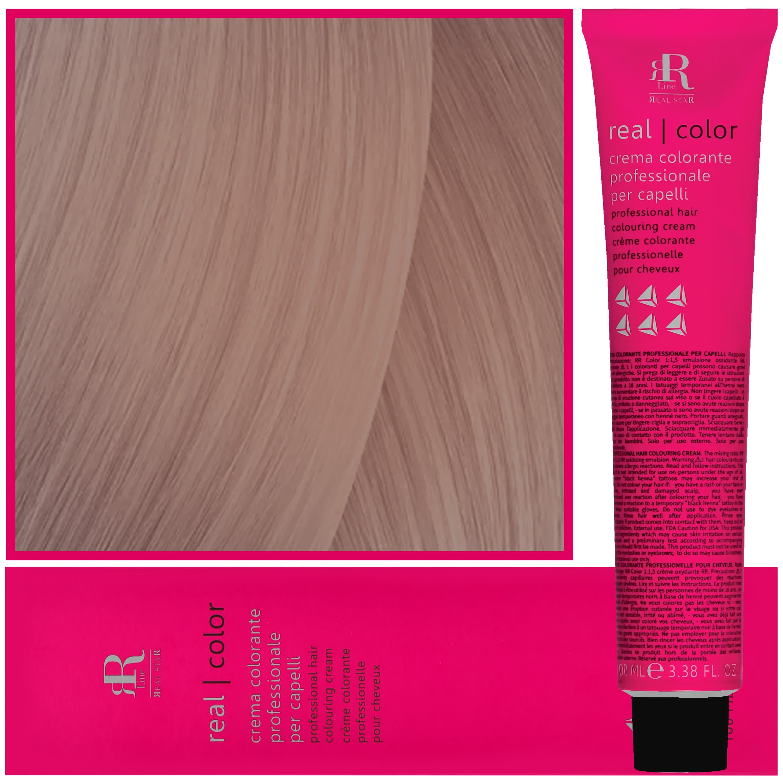 Real Color Crema - profesjonalna farba do włosów, 8.2 | Jasny Blond Fioletowy