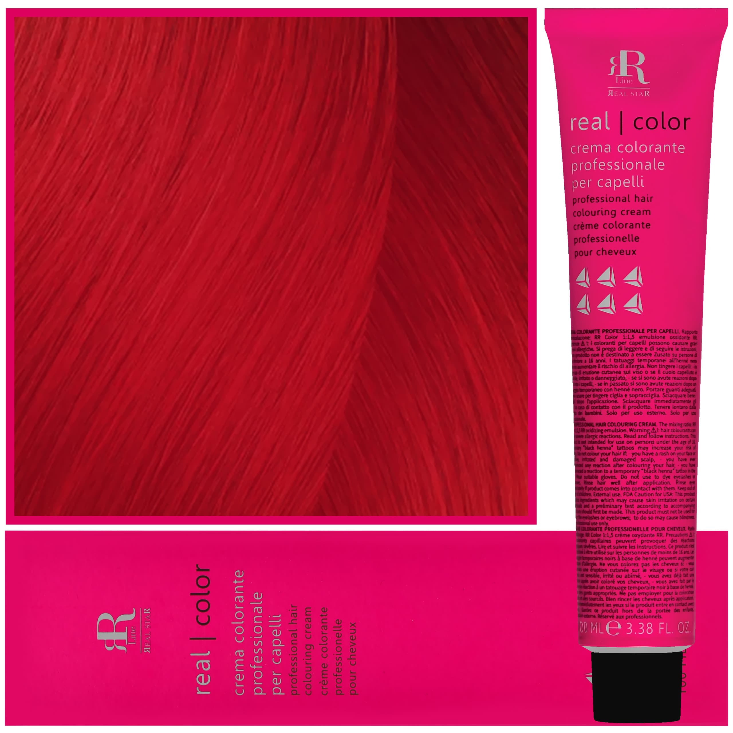 Real Color Crema - profesjonalna farba do włosów, RED | Czerwień Toner