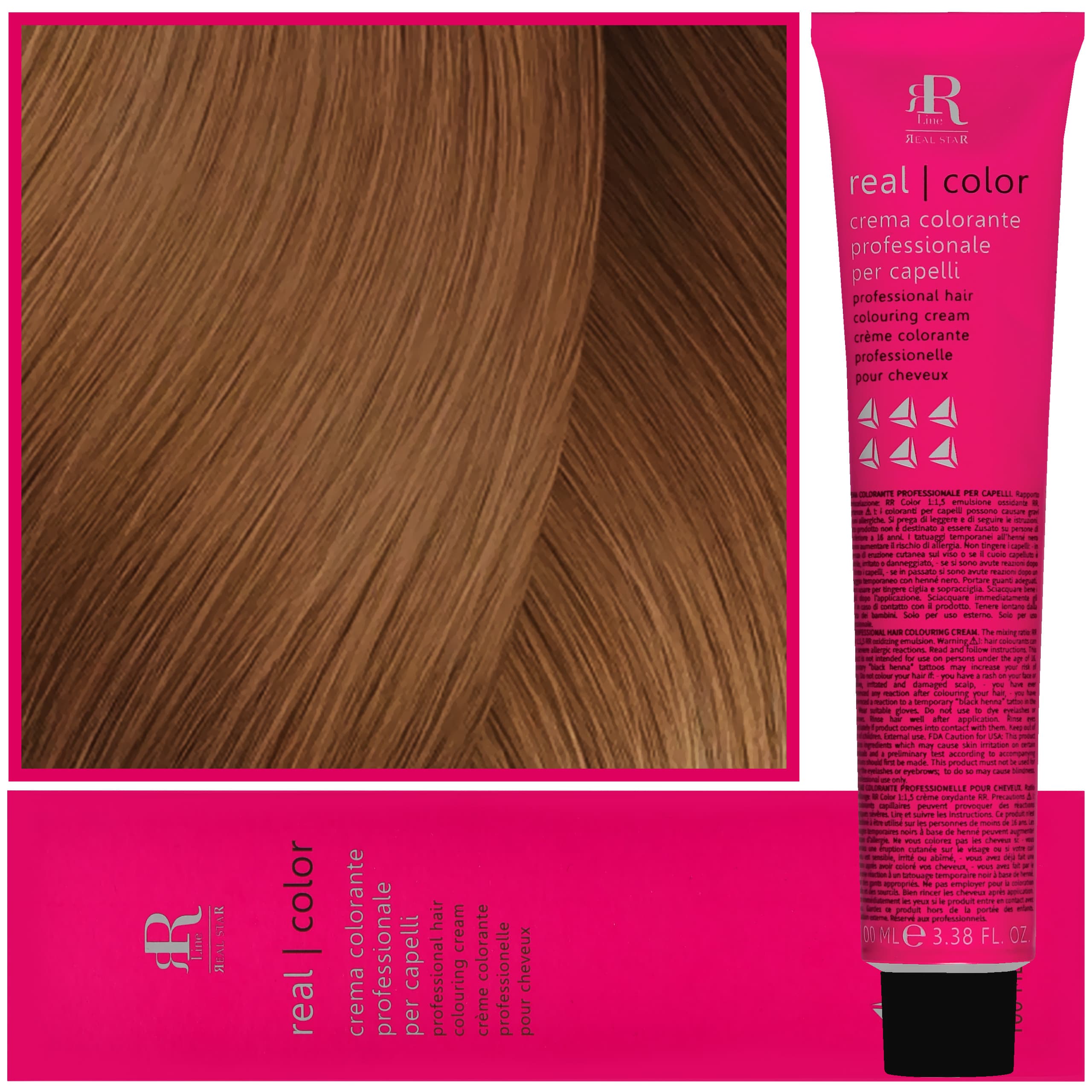 Real Color Crema - profesjonalna farba do włosów, 9.3 | Bardzo Jasny Złoty Blond