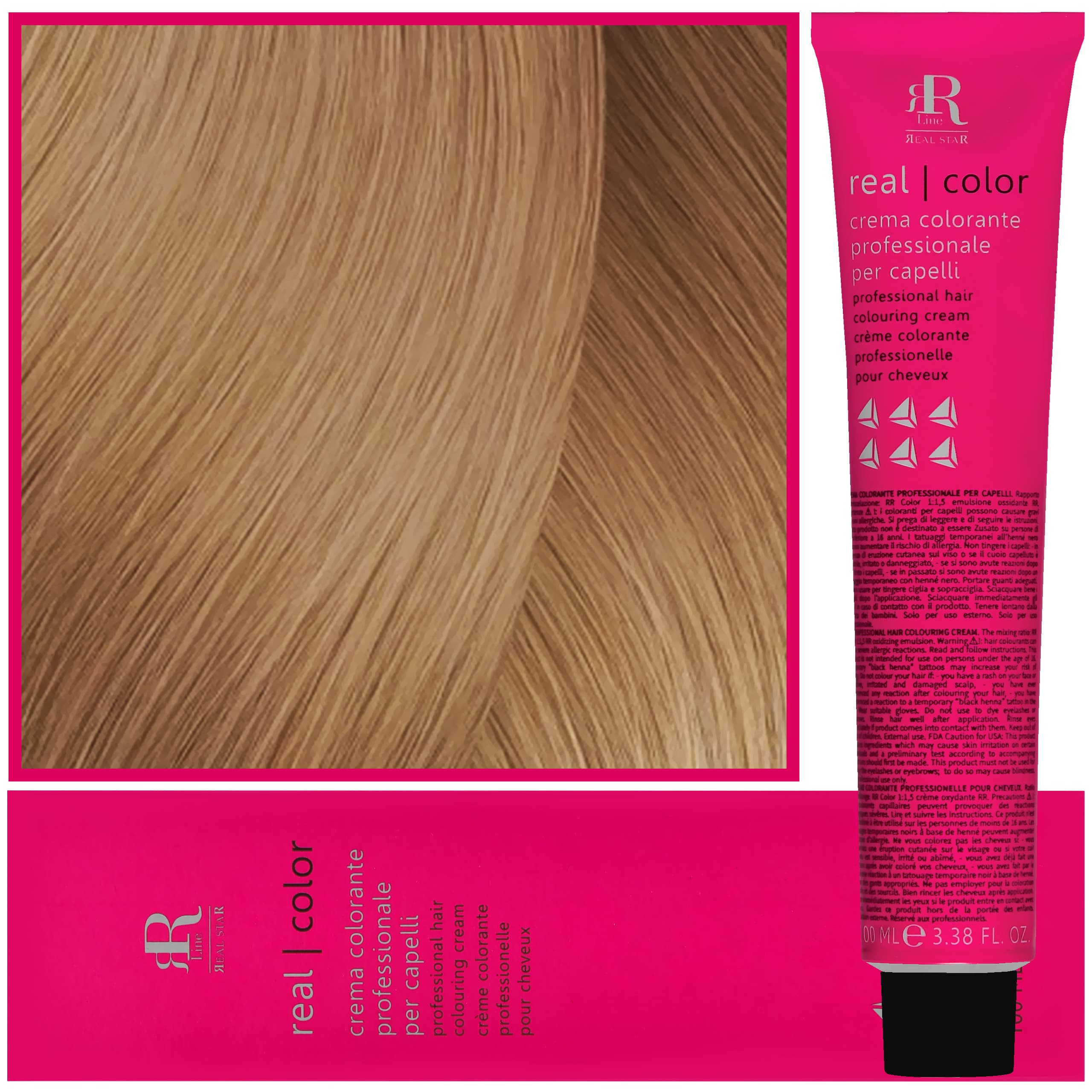 Real Color Crema - profesjonalna farba do włosów, 9.003 | Naturalny Bardzo Jasny Ciepły Blond