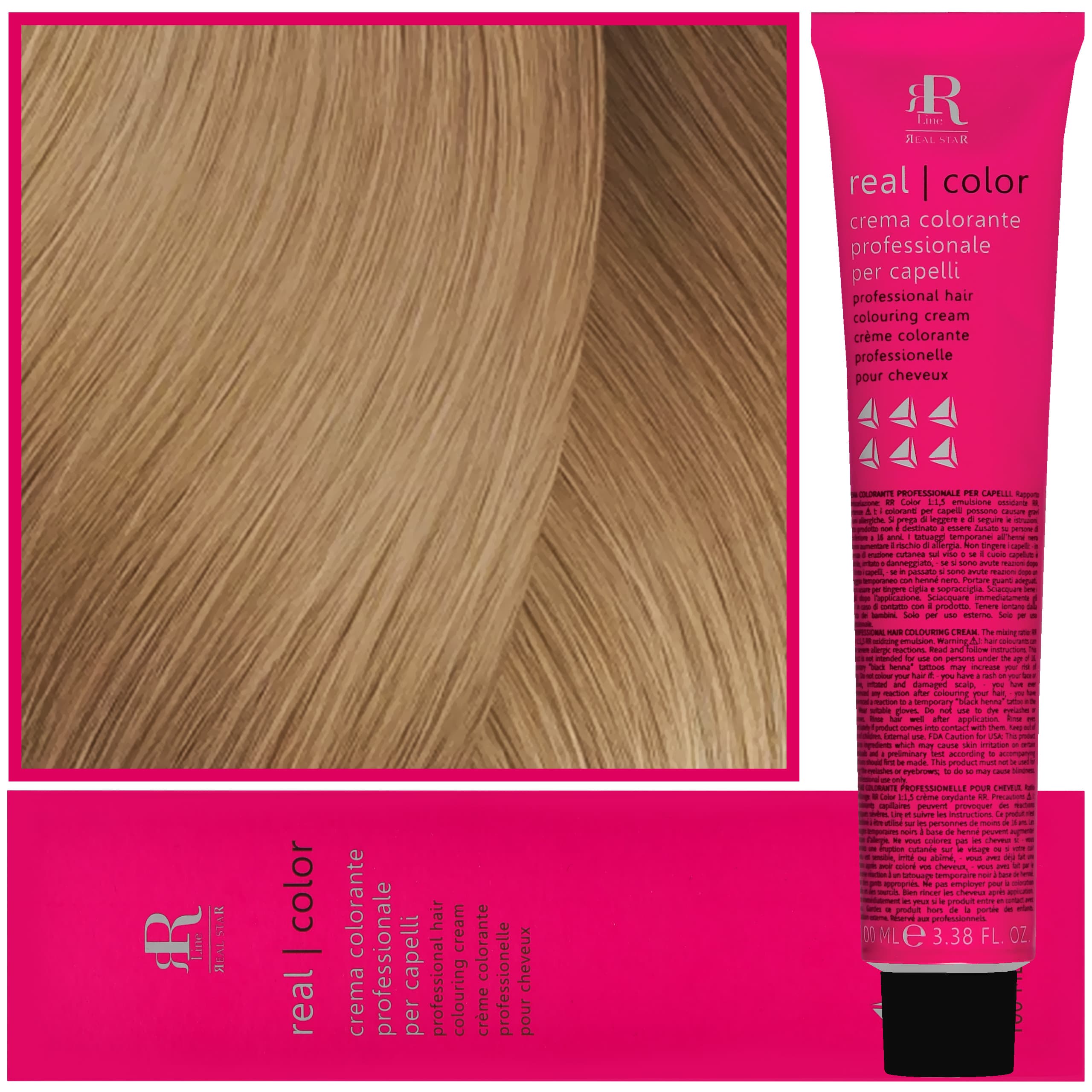 Real Color Crema - profesjonalna farba do włosów, 9.0 | Bardzo Jasny Blond
