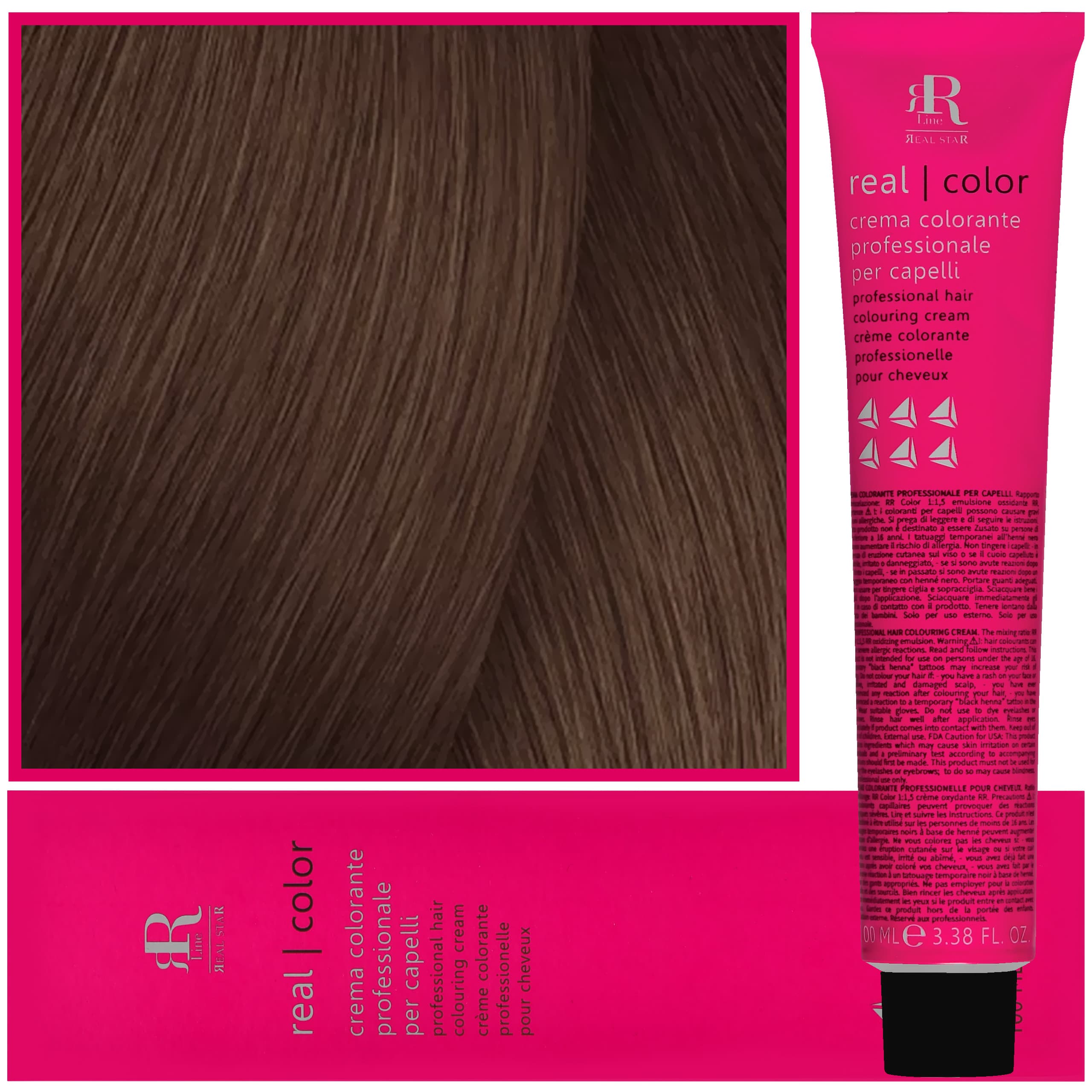 Real Color Crema - profesjonalna farba do włosów, 7.00 | Intensywny Blond