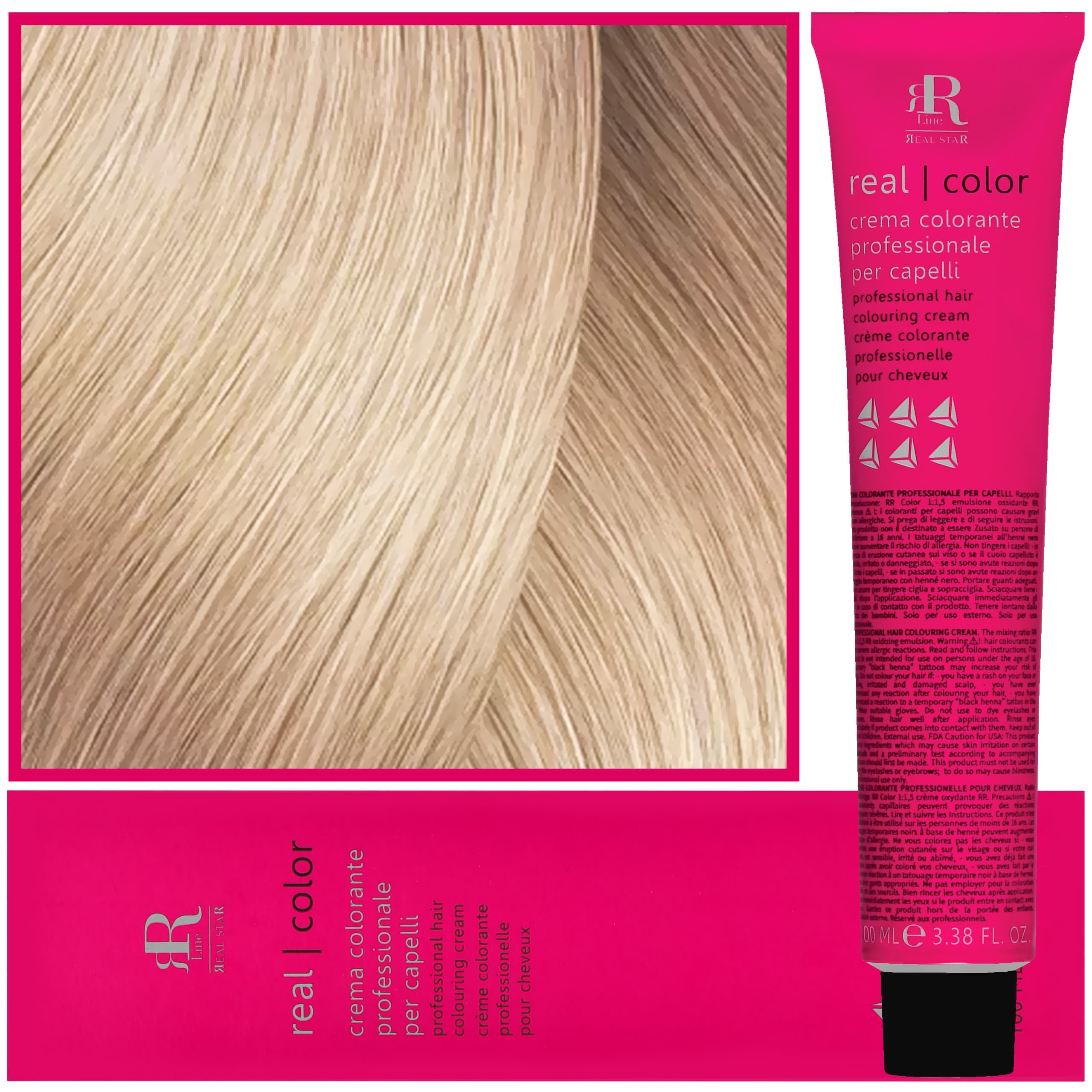 Real Color Crema - profesjonalna farba do włosów, 12.0 | Super Ekstra Blond