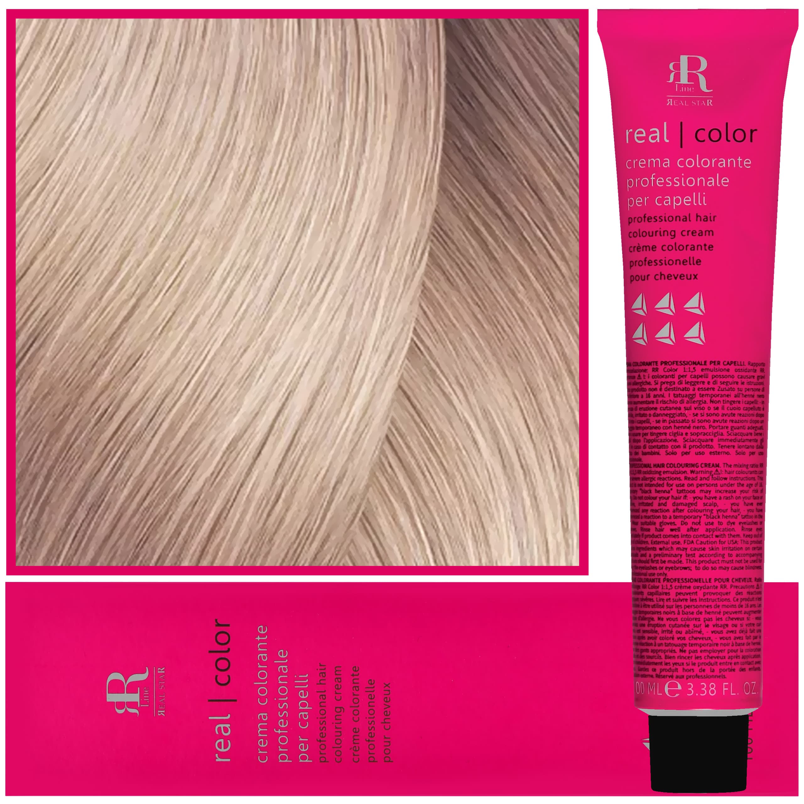 Real Color Crema - profesjonalna farba do włosów, 11.2 | Super Blond Fioletowy