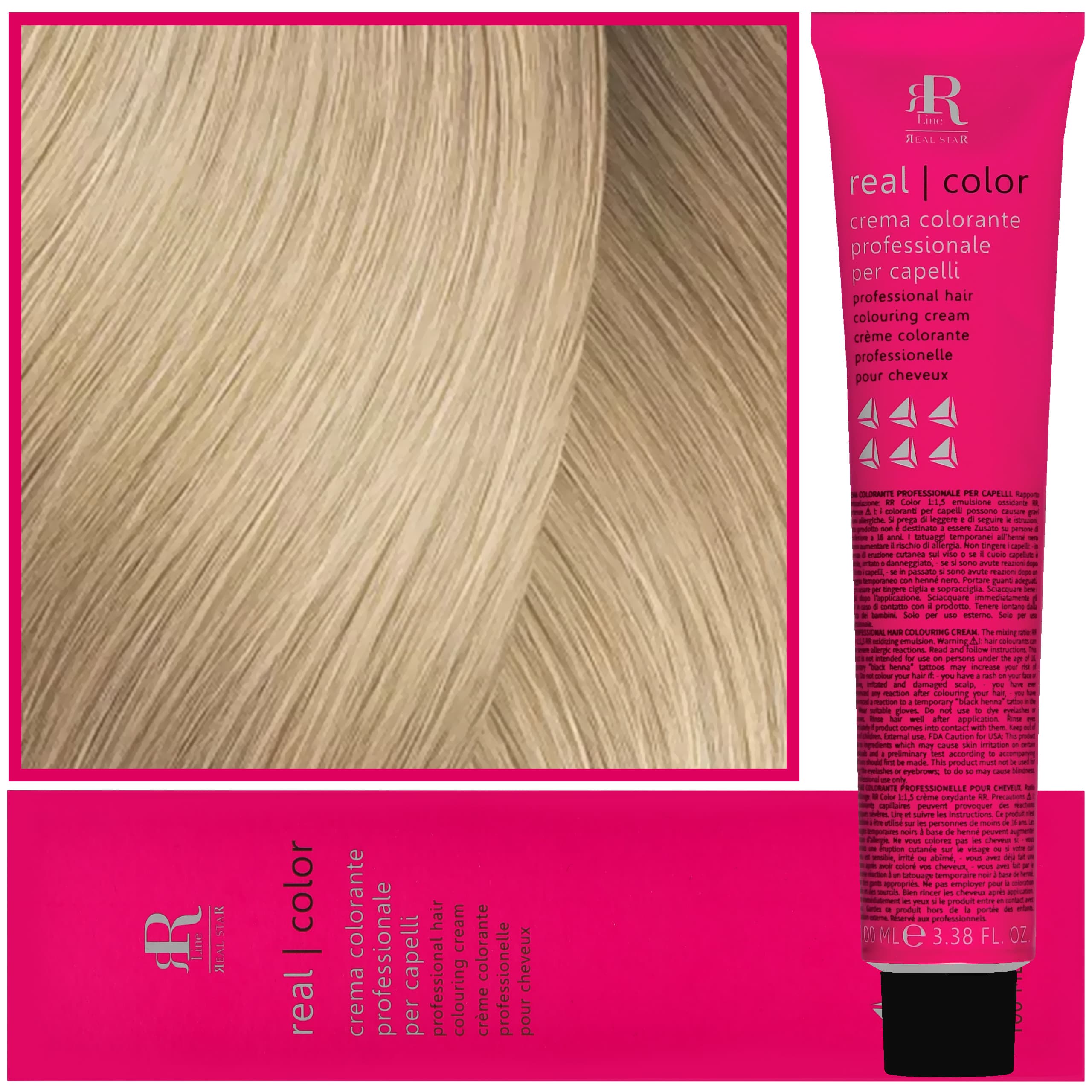 Real Color Crema - profesjonalna farba do włosów, 10.0 | Platynowy Blond