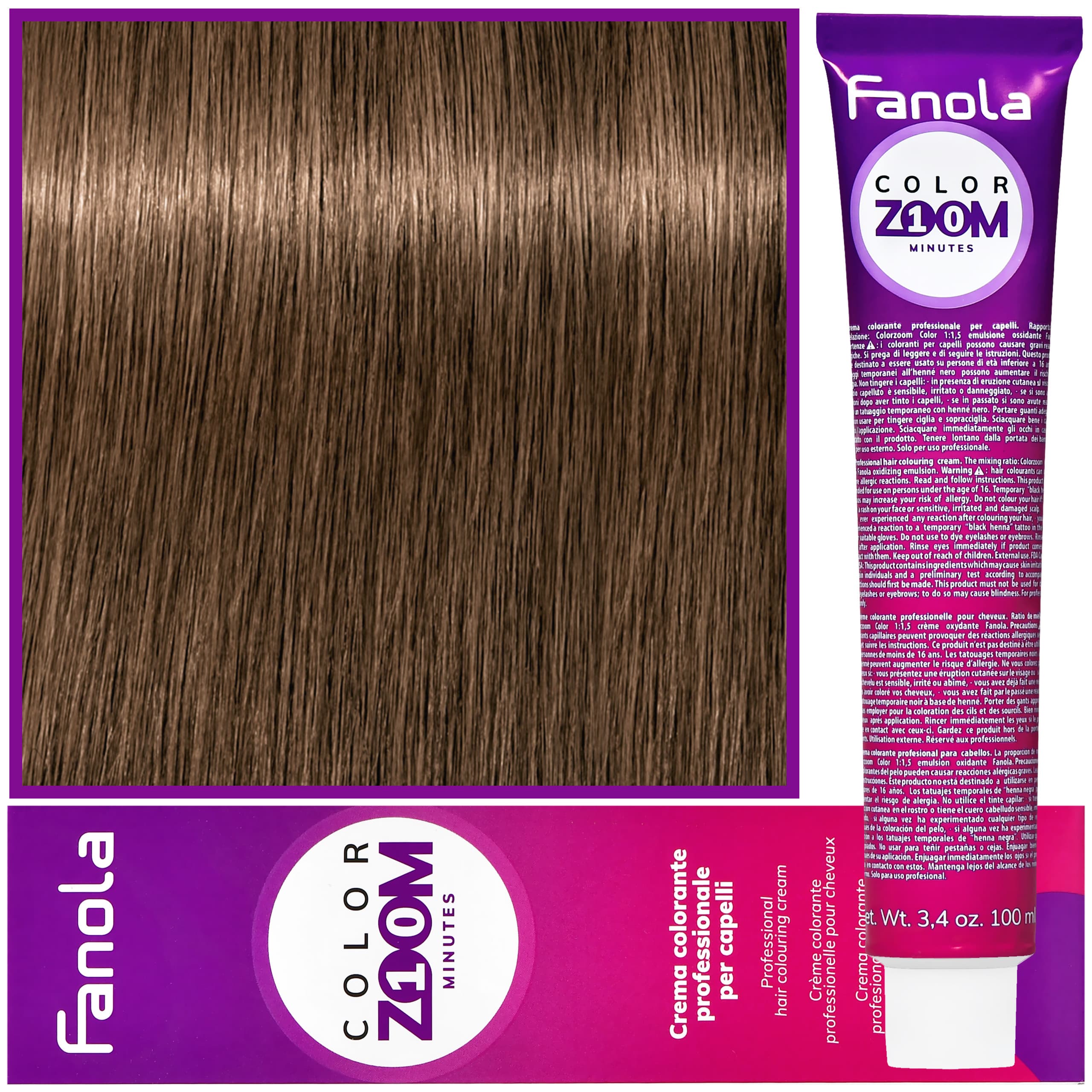 Color Zoom - krem do farbowania włosów cała paleta, 6.3 Ciemny złoty blond