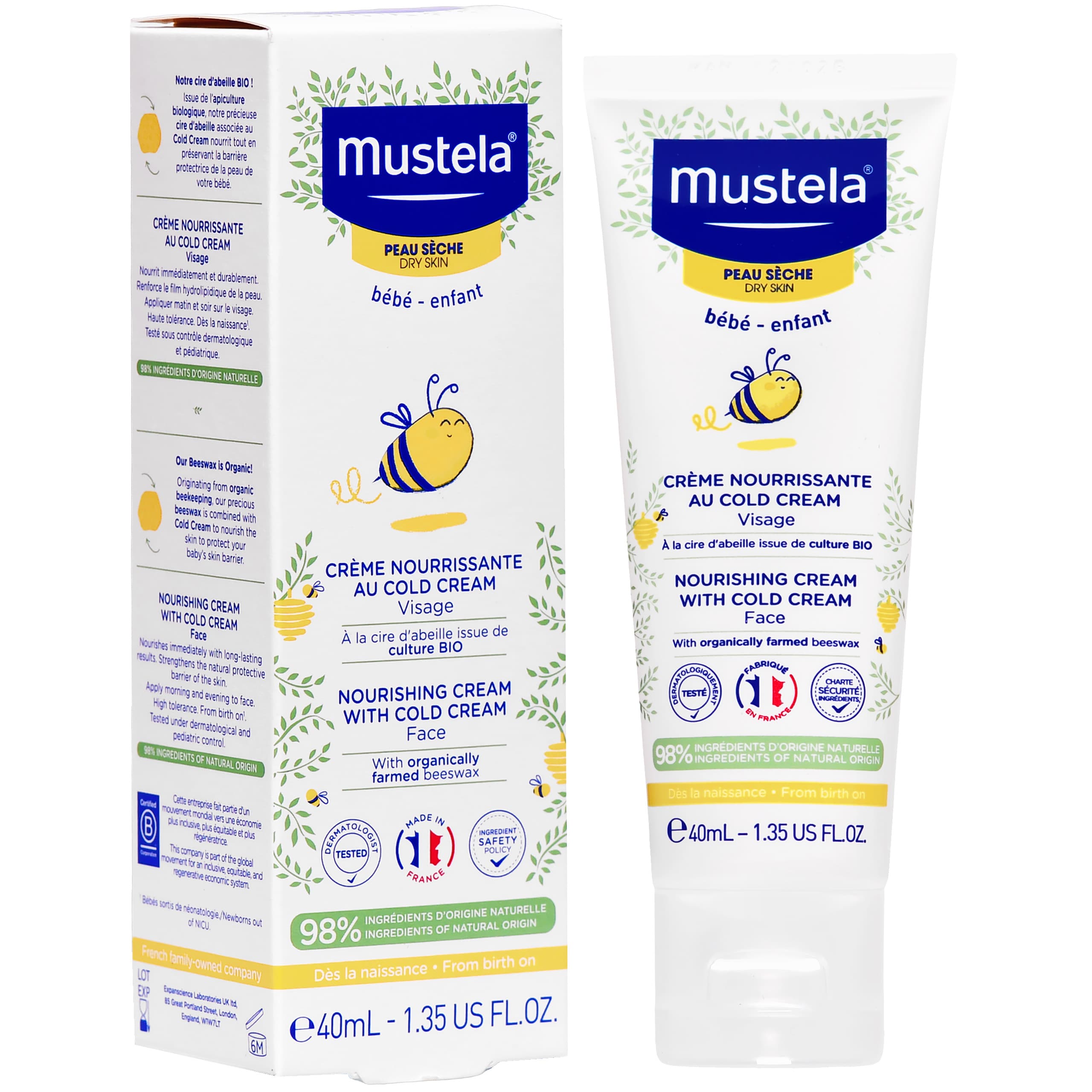 Nourishing Cream with Cold Cream – odżywczy krem do twarzy dla dzieci