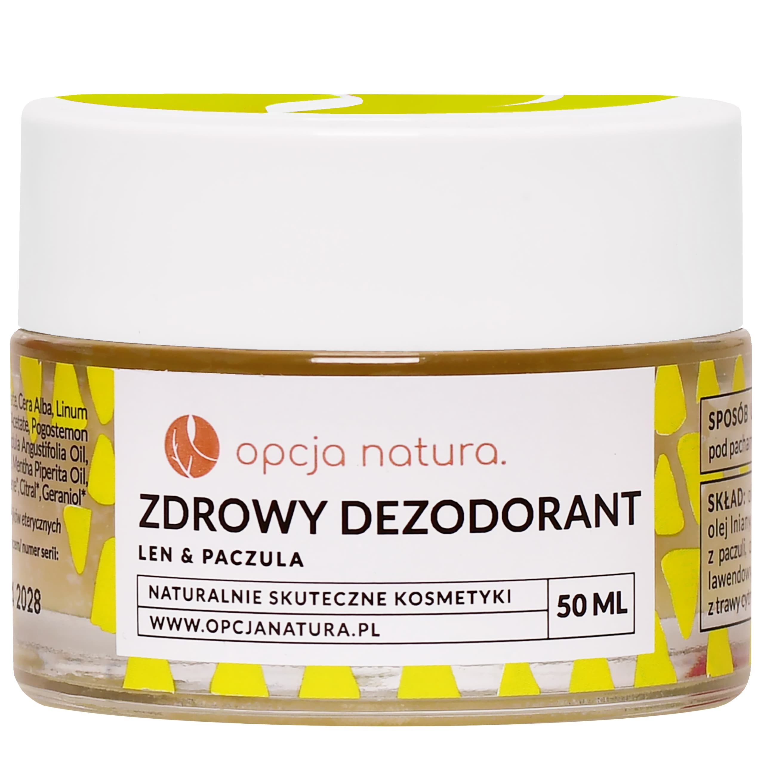 Dezodorant Len & Paczula – naturalny dezodorant