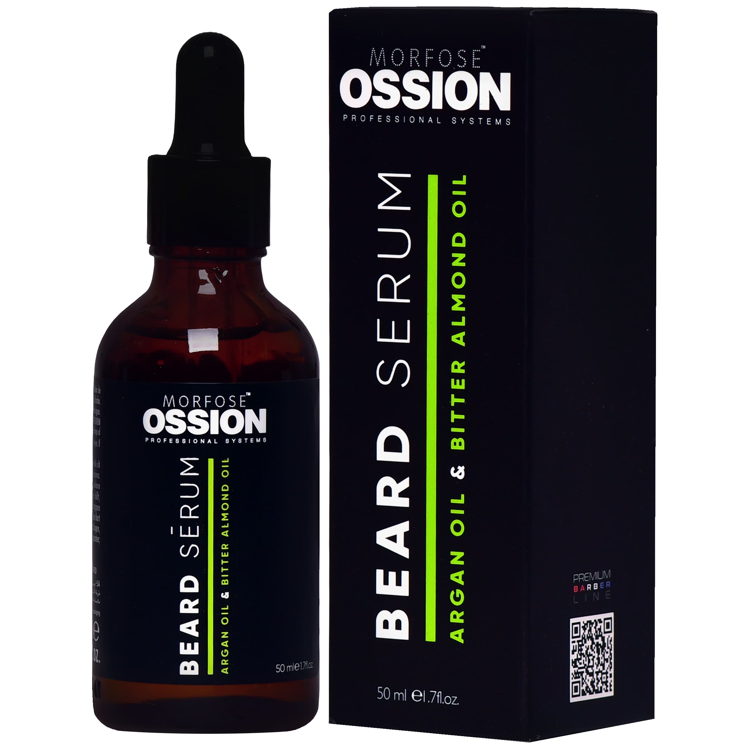 Ossion PB Beard Care Serum - Serum do brody z olejem arganowym i migdałowym