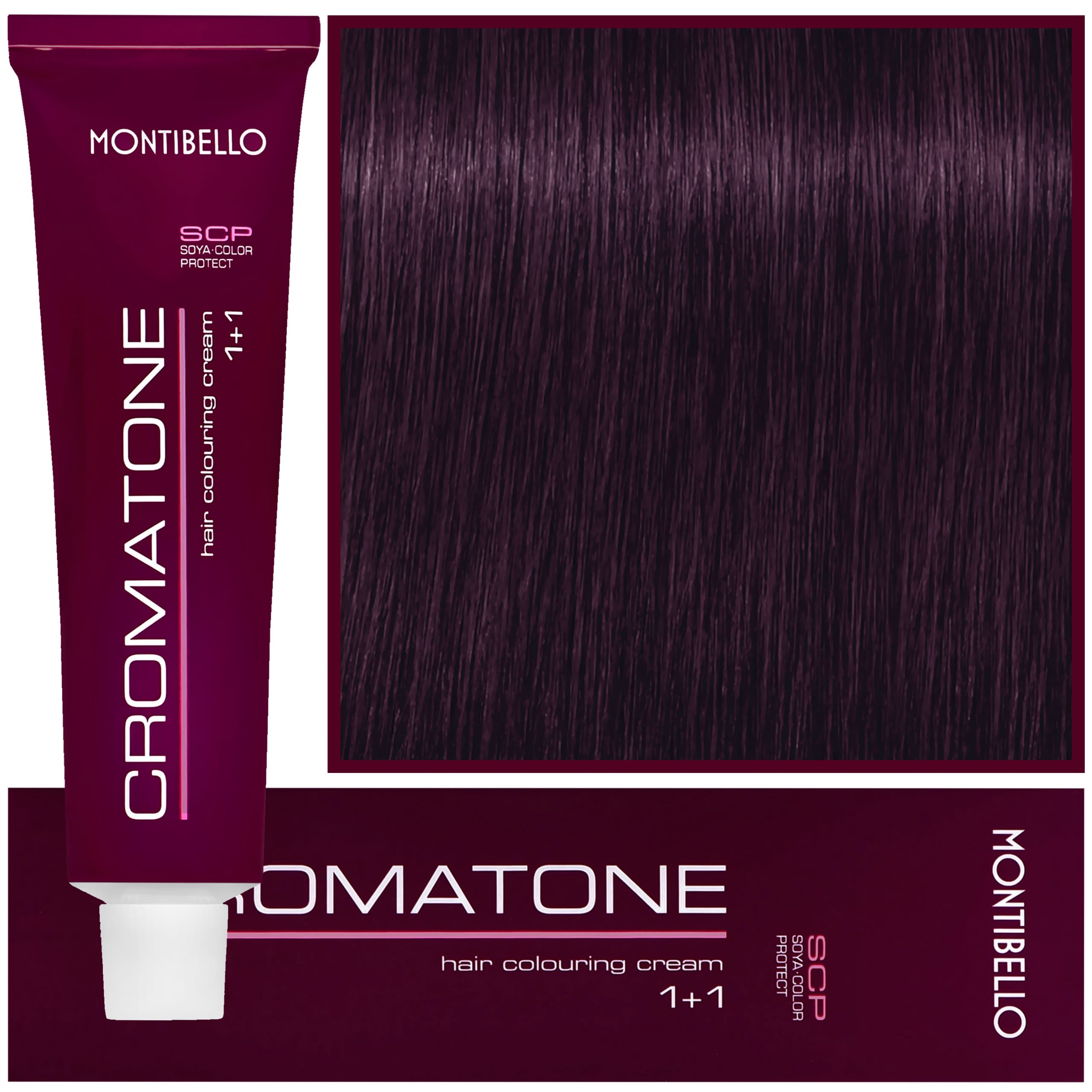 Cromatone - profesjonalna farba do trwałej koloryzacji, 6,8 | Ciemny Fioletowy Blond