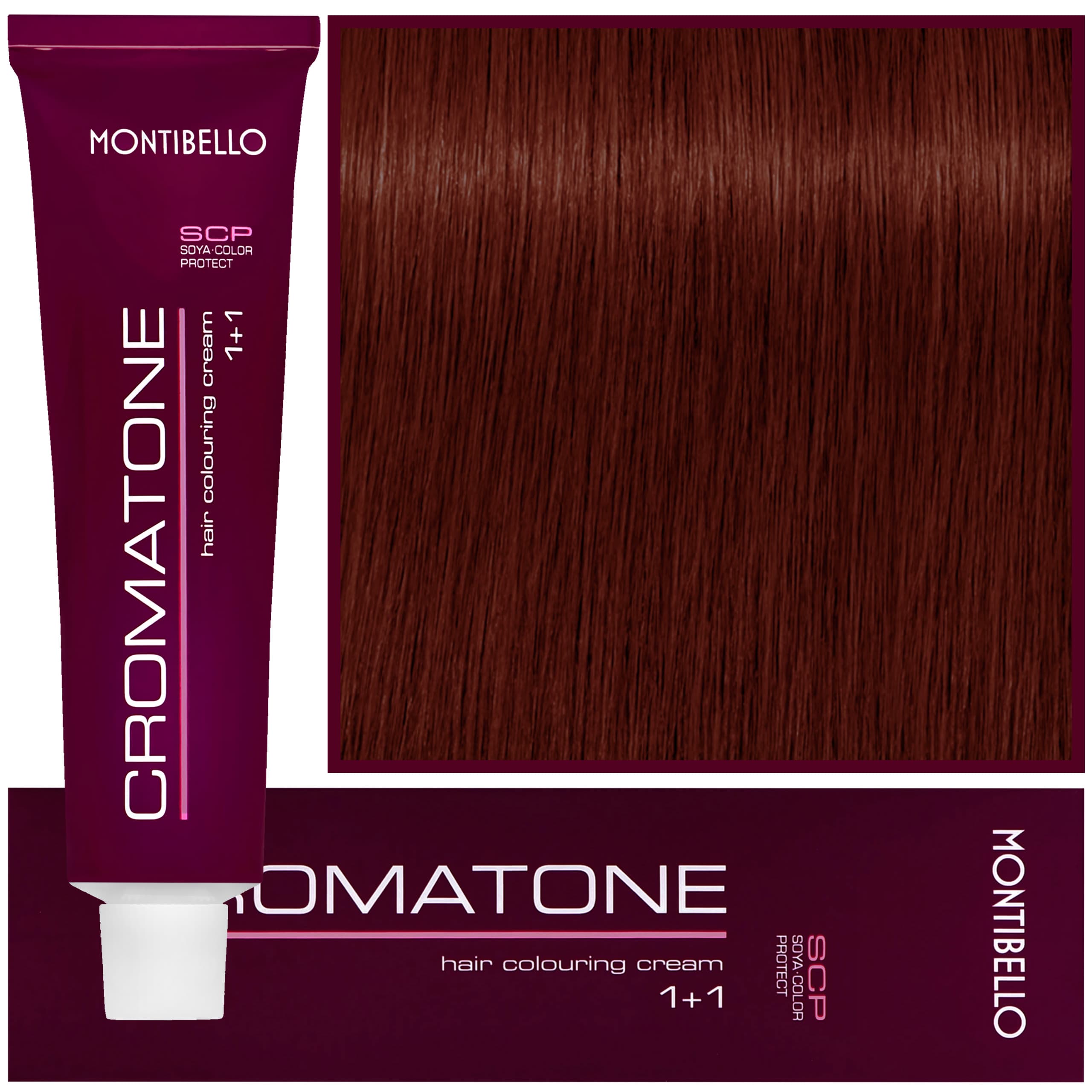 Cromatone - profesjonalna farba do trwałej koloryzacji, 6,44 | Ciemny Intensywny Miedziany Blond