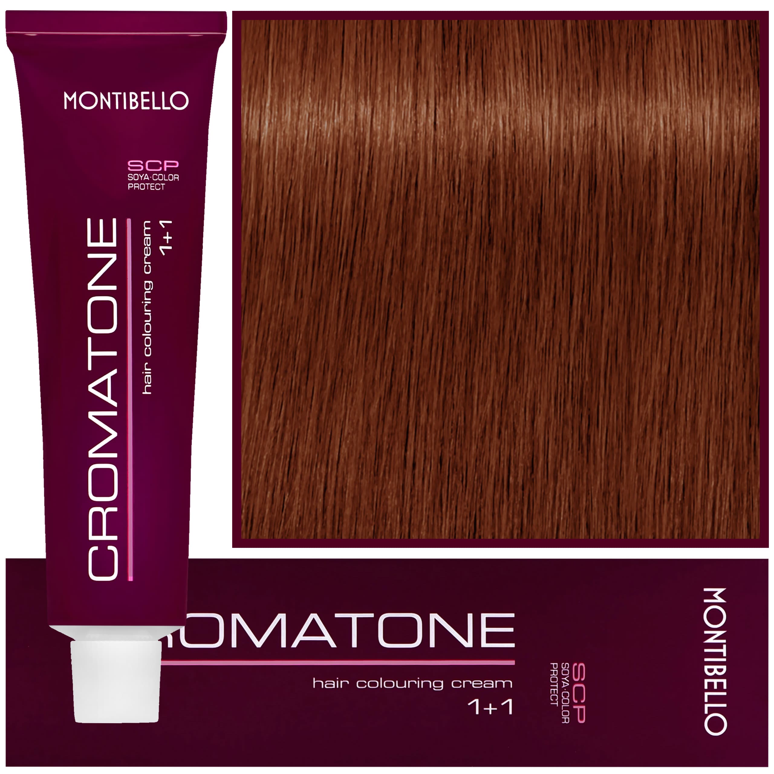 Cromatone - profesjonalna farba do trwałej koloryzacji, 6,4 | Ciemny Miedziany Blond