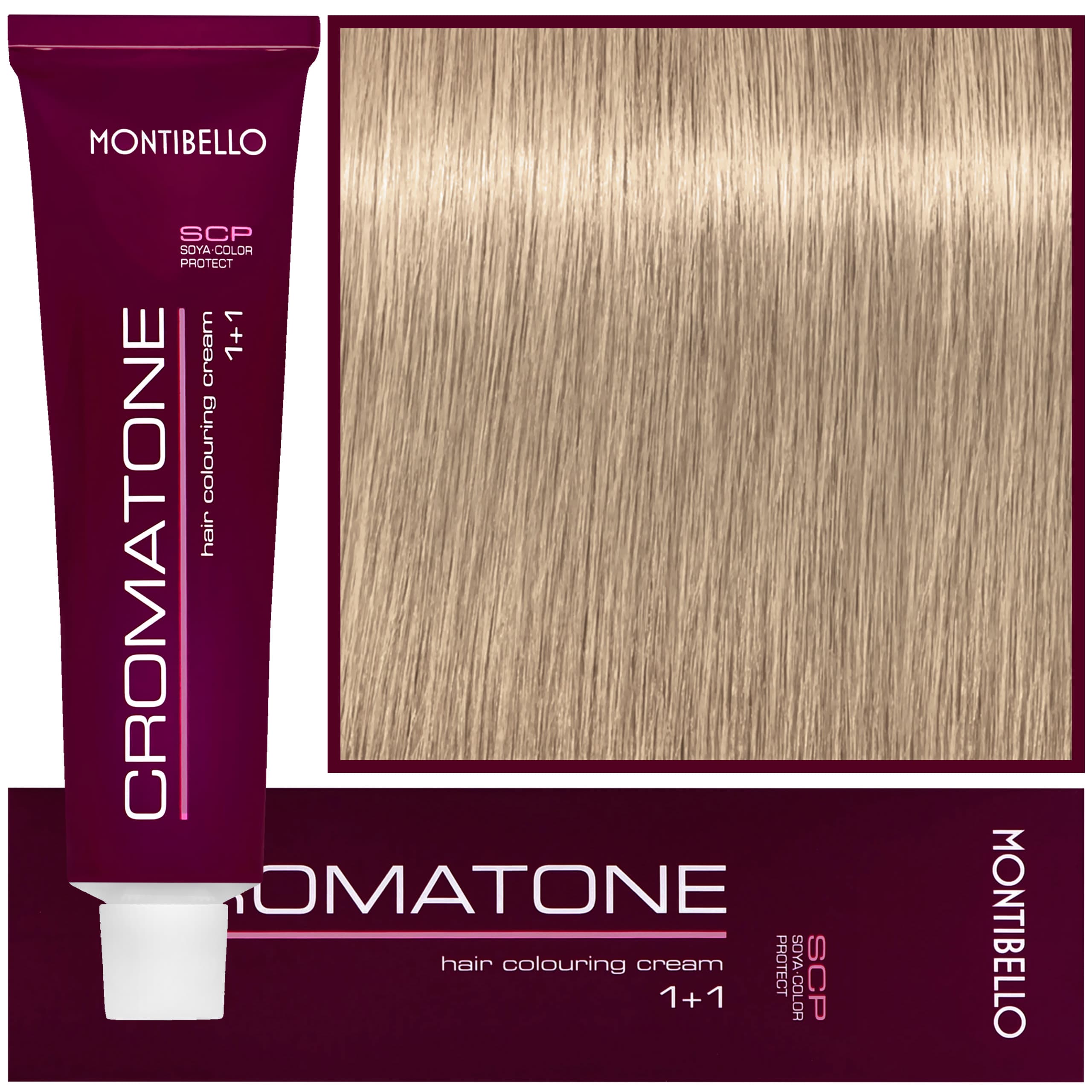 Cromatone - profesjonalna farba do trwałej koloryzacji, 10,1 | Popielaty Platynowy Blond