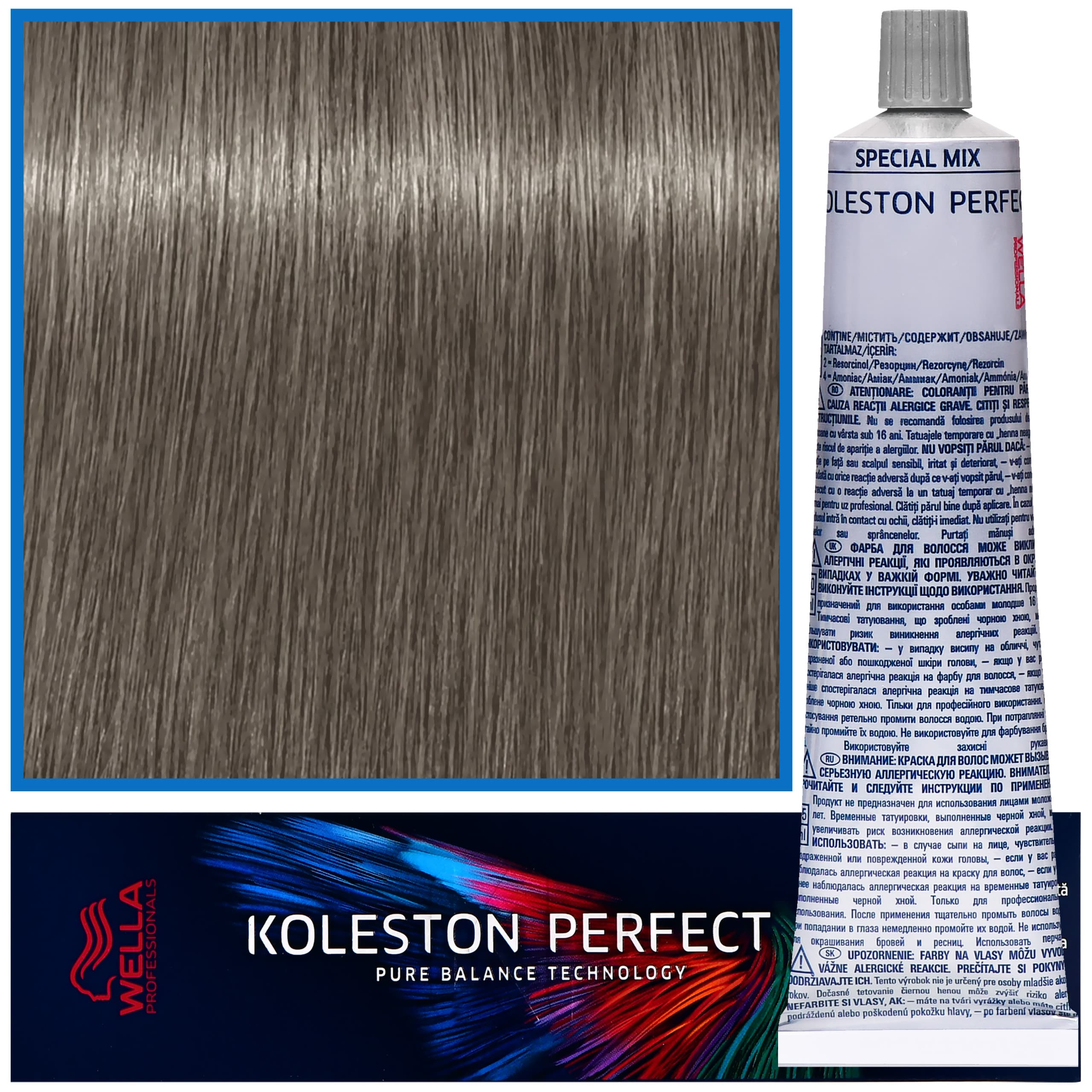 Koleston Perfect Me - profesjonalna farba do koloryzacji włosów, 0/11 Intensywny Popielaty