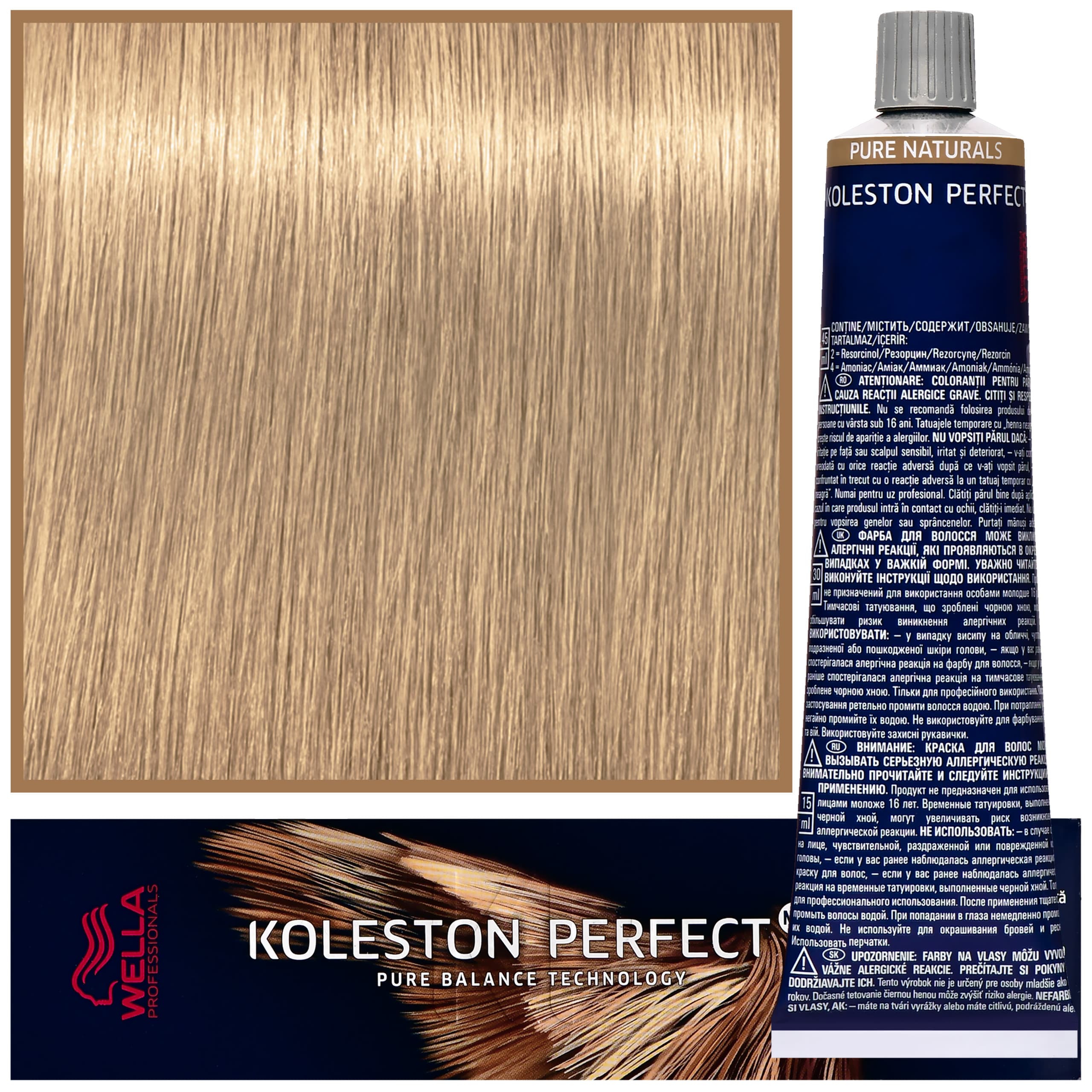 Koleston Perfect Me - profesjonalna farba do koloryzacji włosów, 10/03 Naturalny Złoty Bardzo Bardzo Jasny Blond