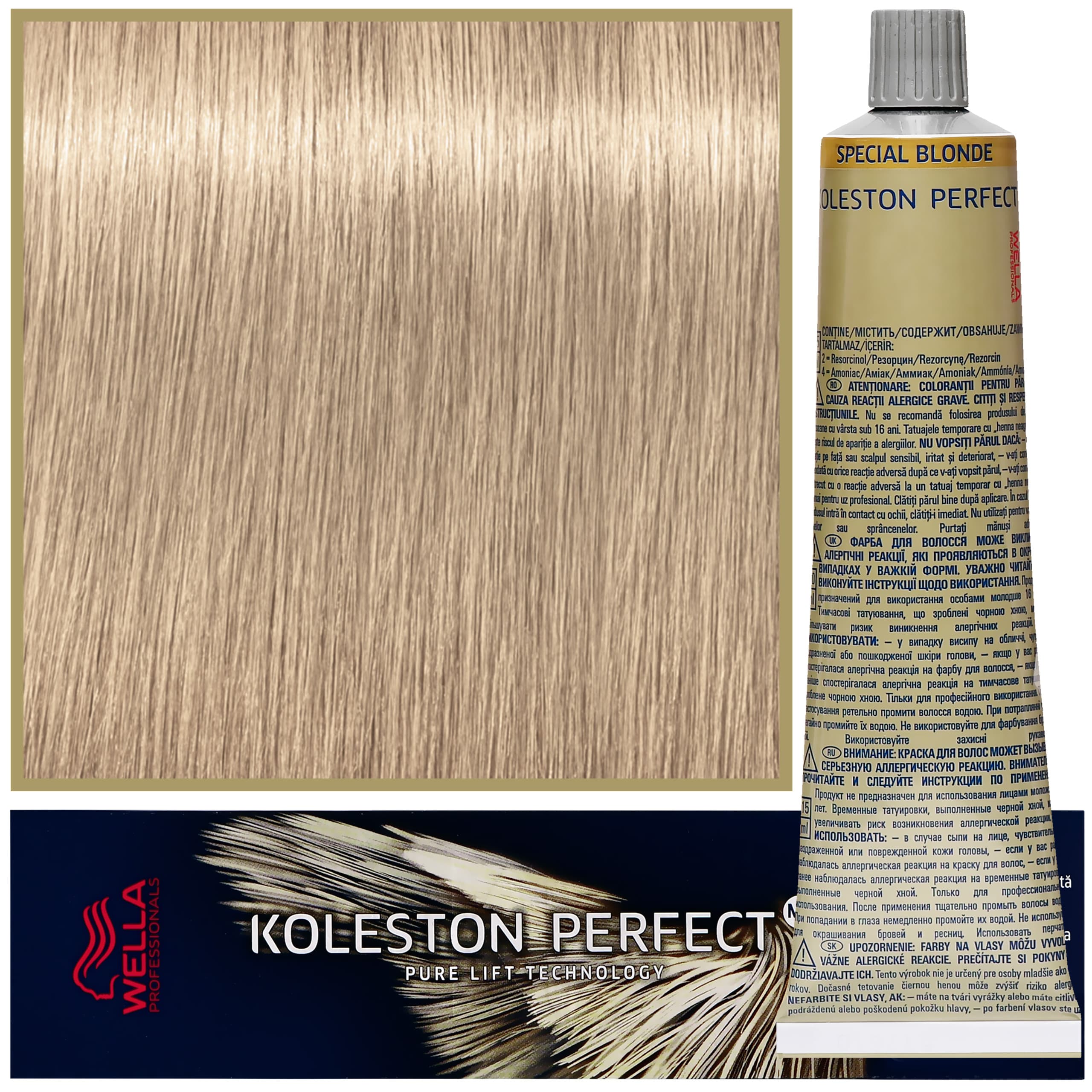 Koleston Perfect Me - profesjonalna farba do koloryzacji włosów, 12/89 Perłowo Grafitowy Special Blond