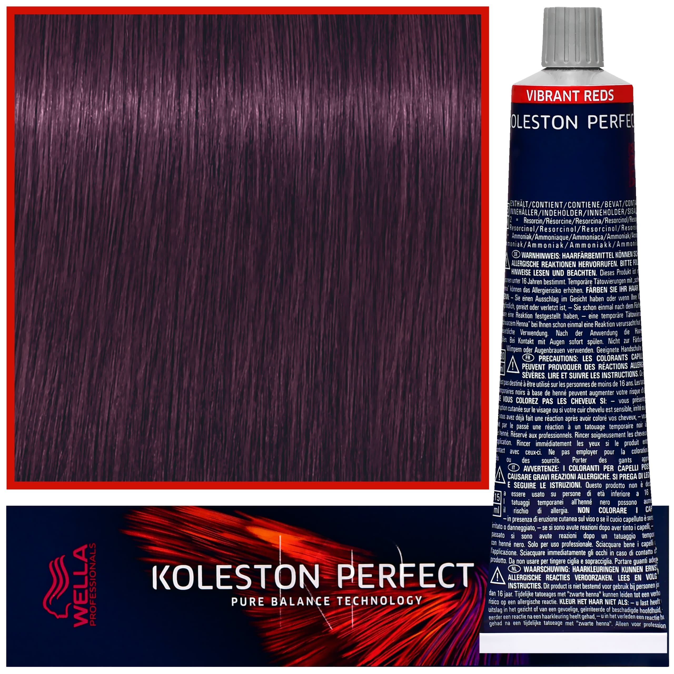 Koleston Perfect Me - profesjonalna farba do koloryzacji włosów, 33/66 Intensywnie Fioletowy Intensywny Ciemny Brąz