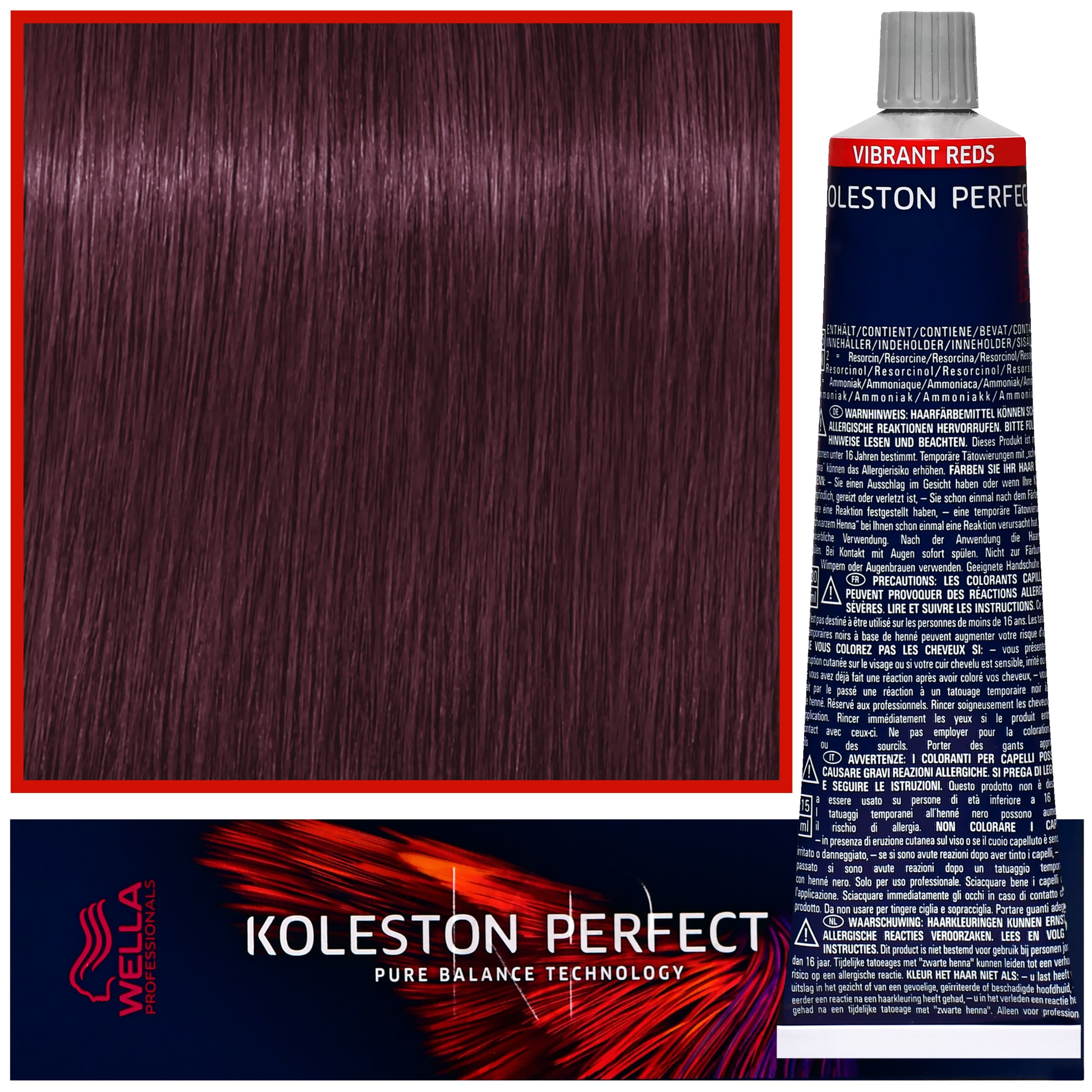 Koleston Perfect Me - profesjonalna farba do koloryzacji włosów, 44/65 Fioletowo Mahoniowy Intensywny Średni Brąz