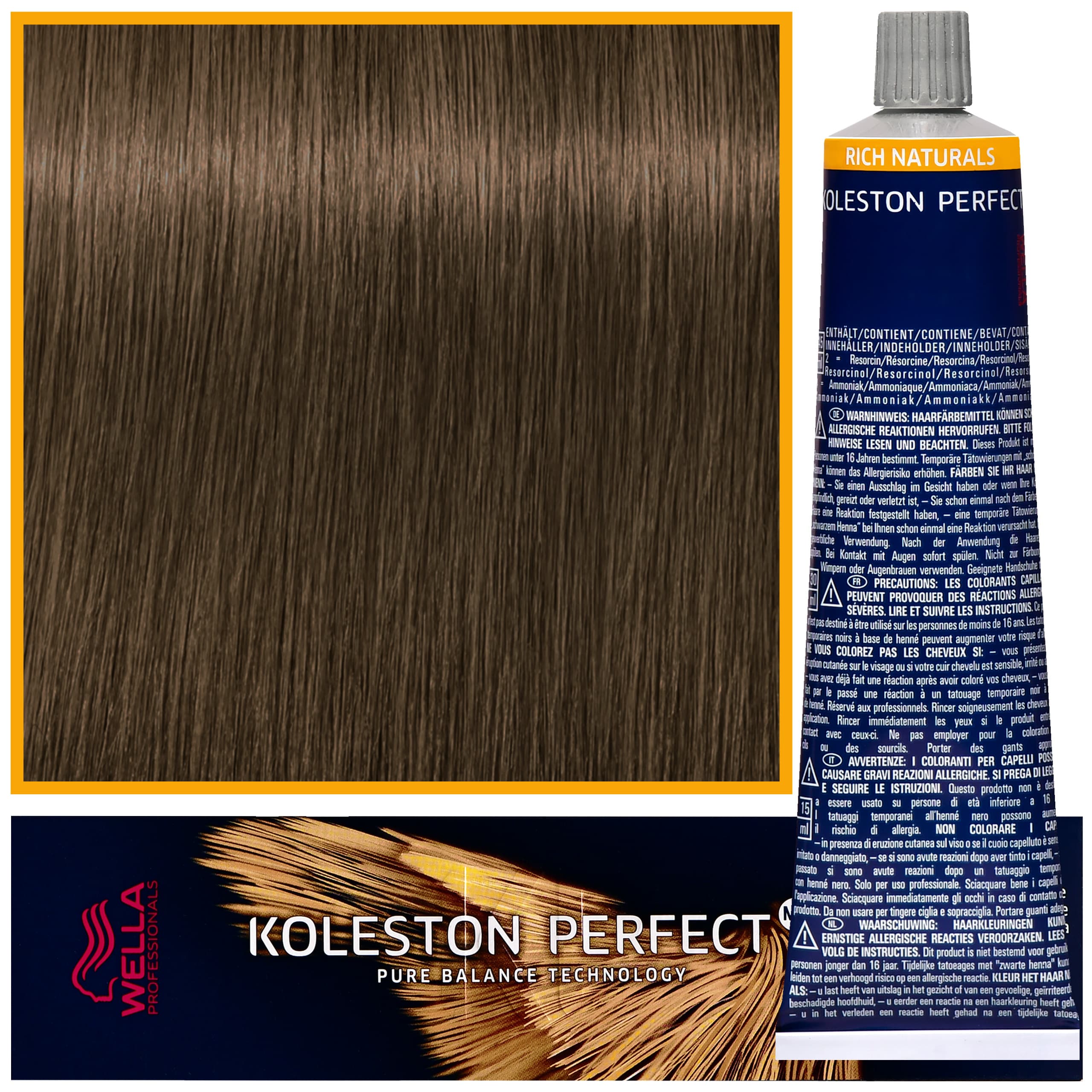 Koleston Perfect Me - profesjonalna farba do koloryzacji włosów, 6/1 Popielaty Ciemny Blond