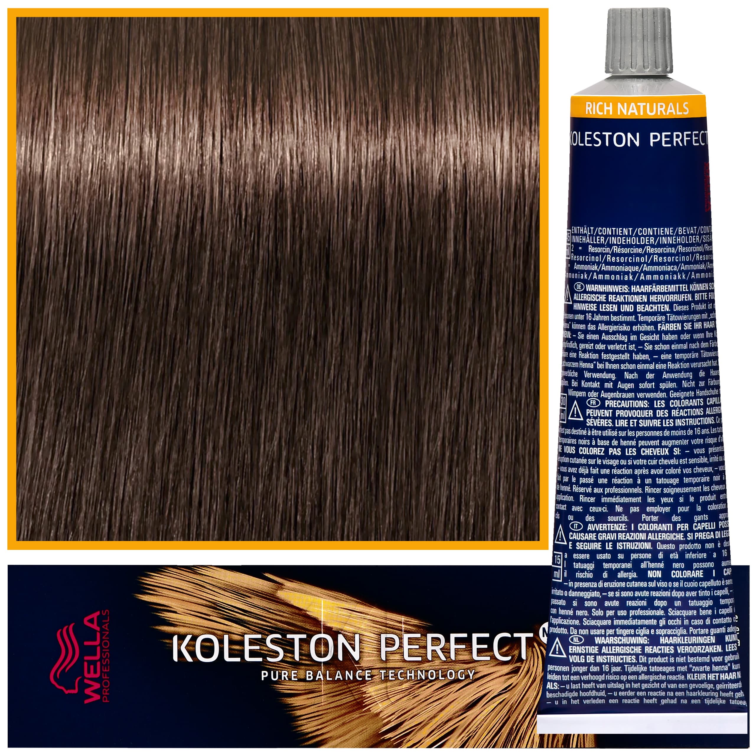 Koleston Perfect Me - profesjonalna farba do koloryzacji włosów, 6/3 Złoty Ciemny Blond