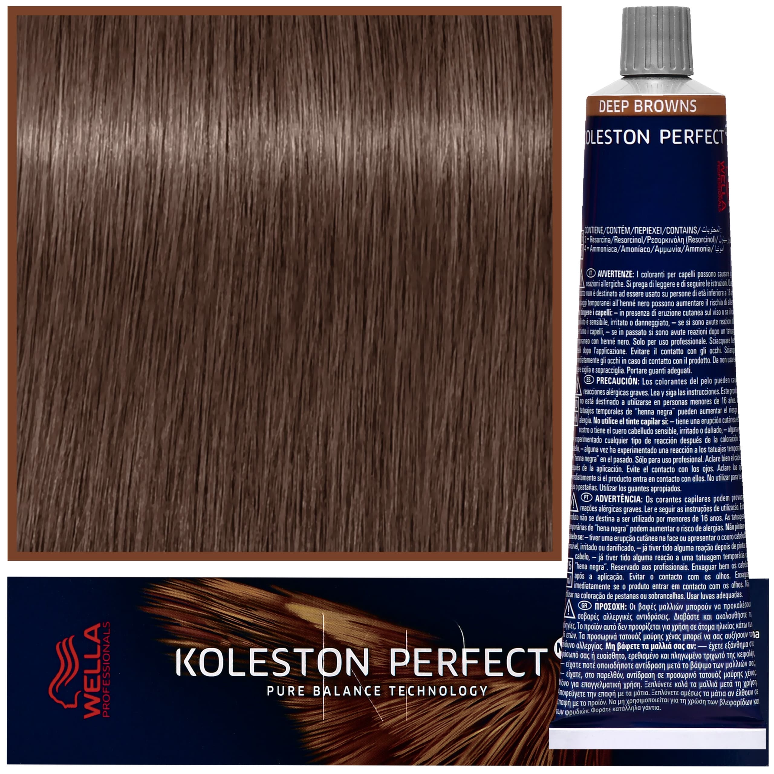 Koleston Perfect Me - profesjonalna farba do koloryzacji włosów, 6/7 Ciemny Brązowy Blond