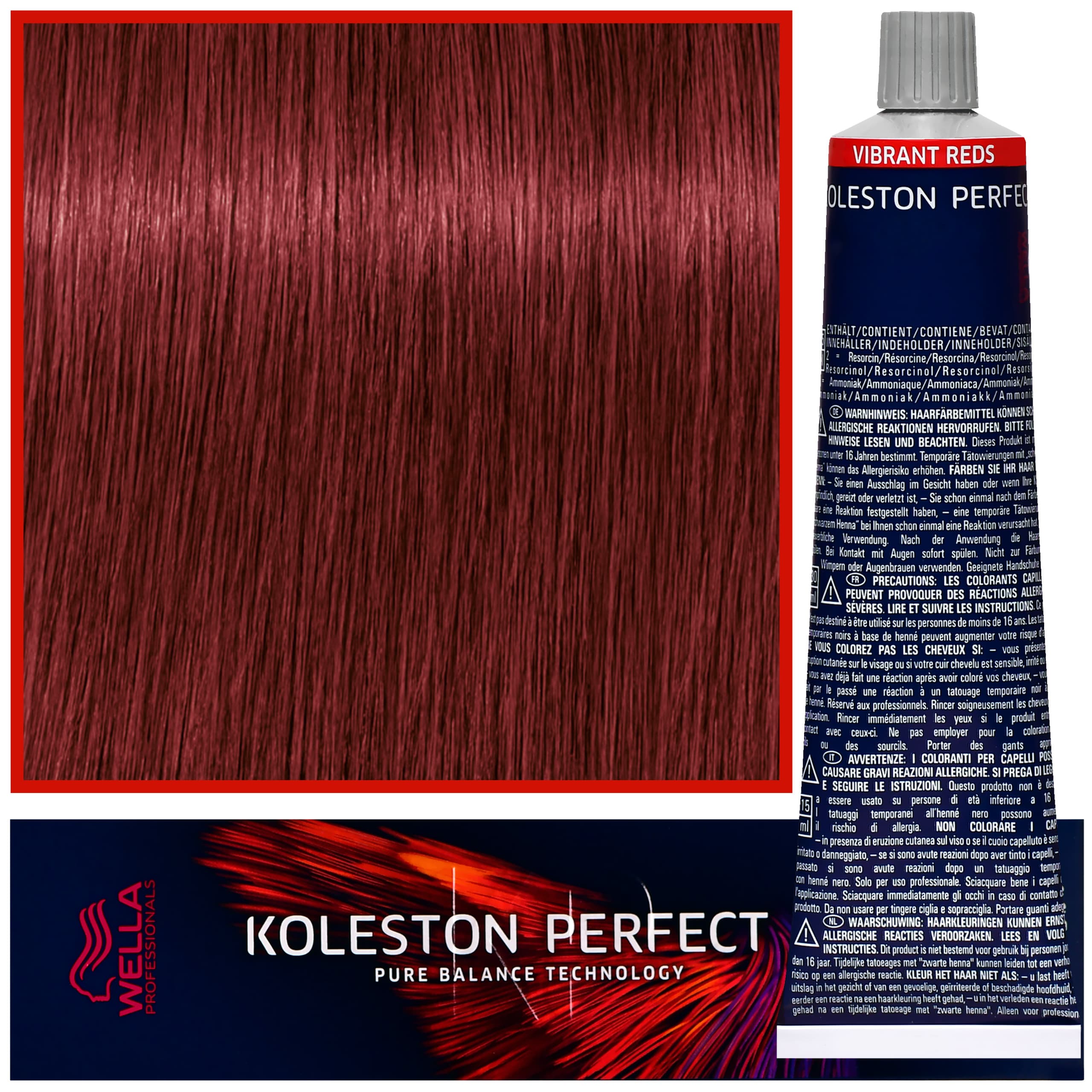 Koleston Perfect Me - profesjonalna farba do koloryzacji włosów, 66/56 Mahoniowo Fioletowy Intensywny Ciemny Blond