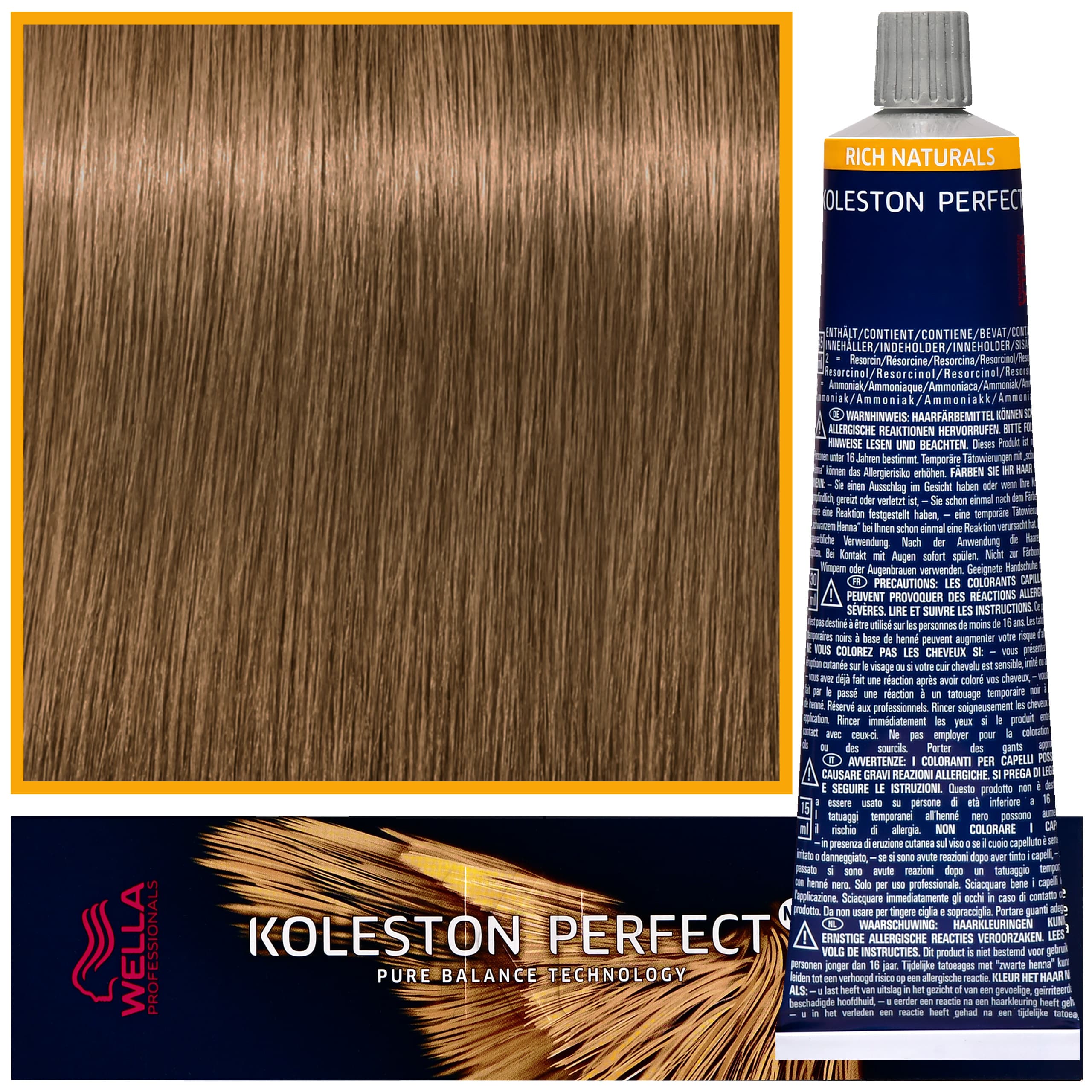 Koleston Perfect Me - profesjonalna farba do koloryzacji włosów, 7/1 Popielaty Średni Blond