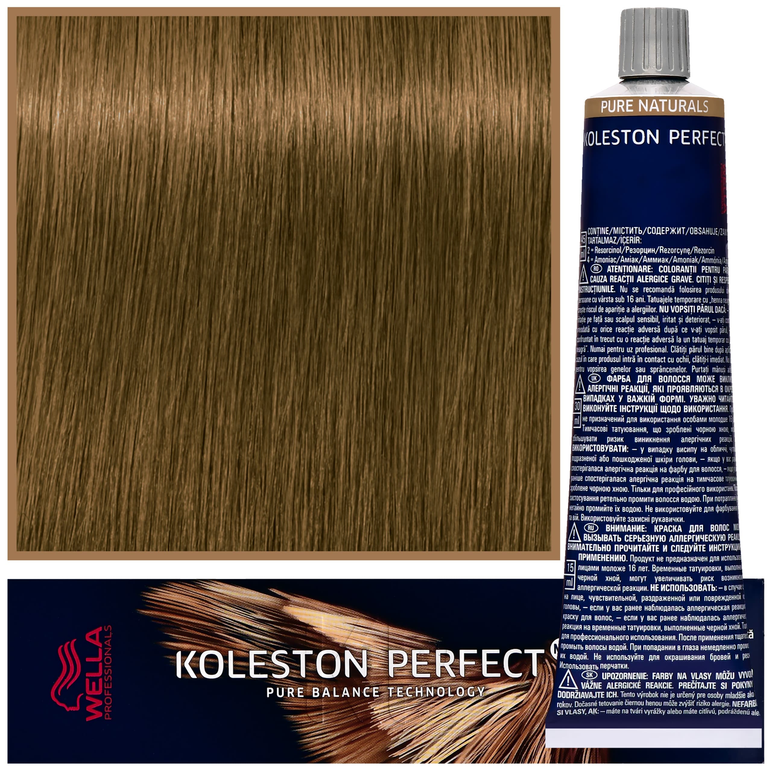 Koleston Perfect Me - profesjonalna farba do koloryzacji włosów, 77/0 Intensywny Średni Blond