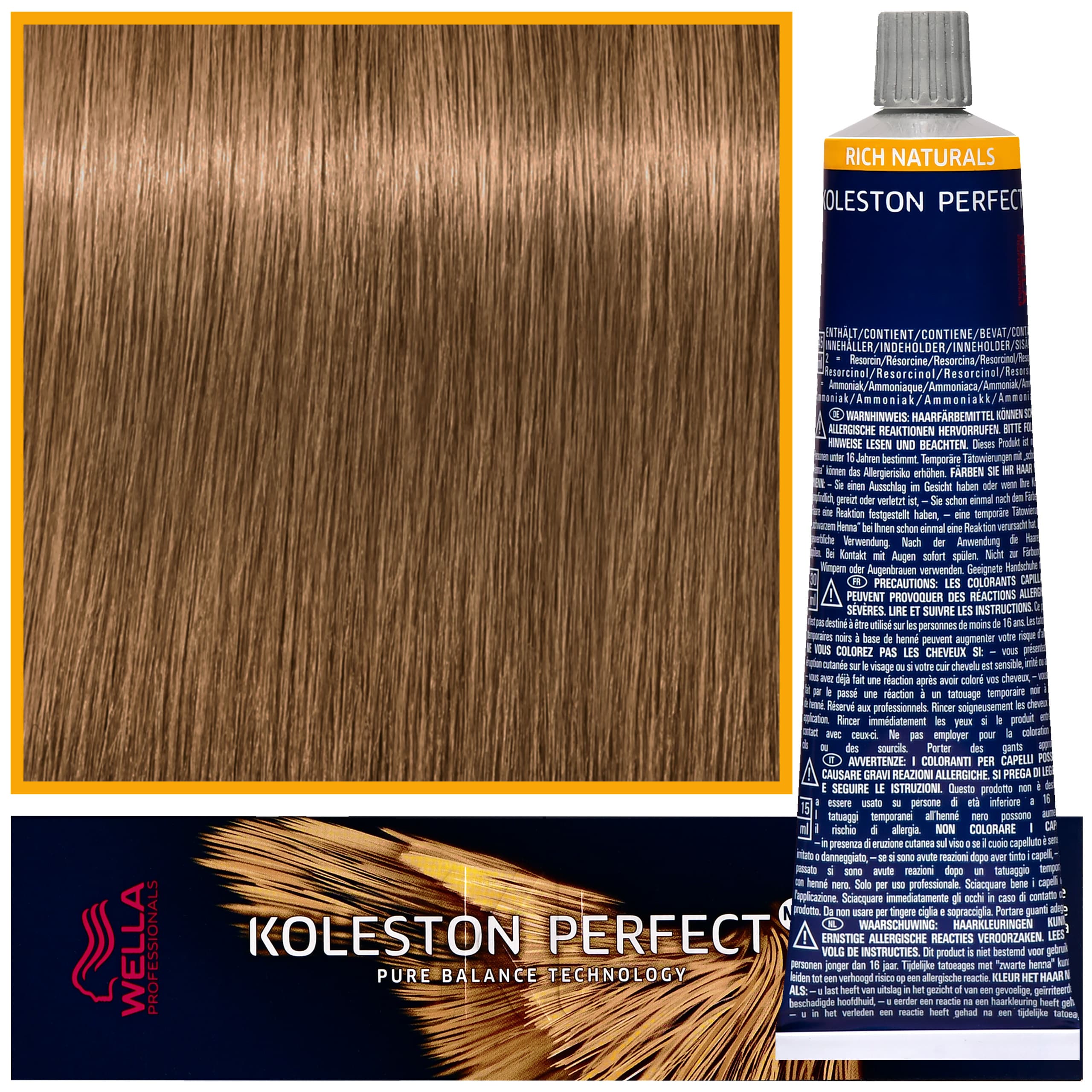 Koleston Perfect Me - profesjonalna farba do koloryzacji włosów, 8/1 Popielaty Jasny Blond