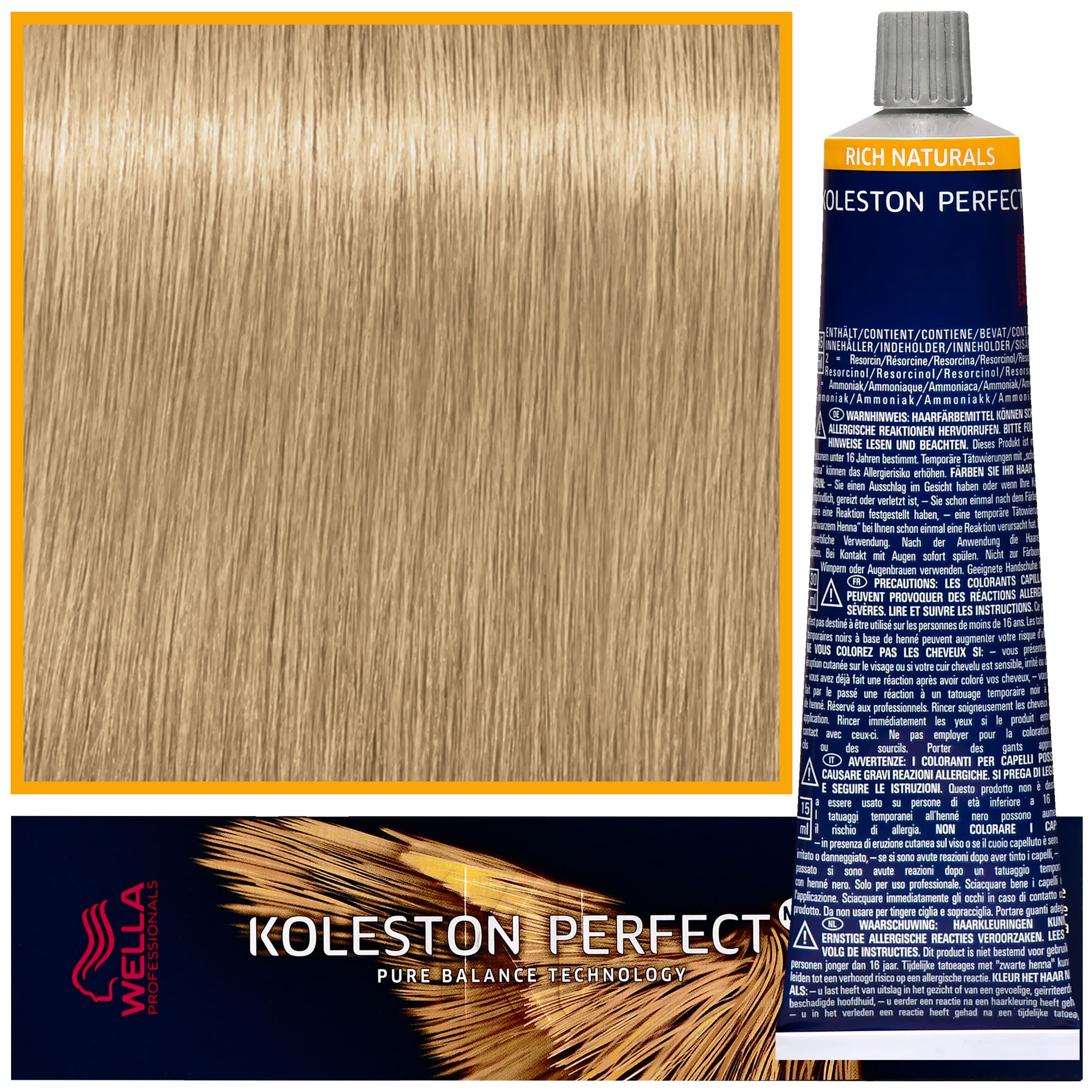 Koleston Perfect Me - profesjonalna farba do koloryzacji włosów, 9/38 Złoto Perłowy Bardzo Jasny Blond