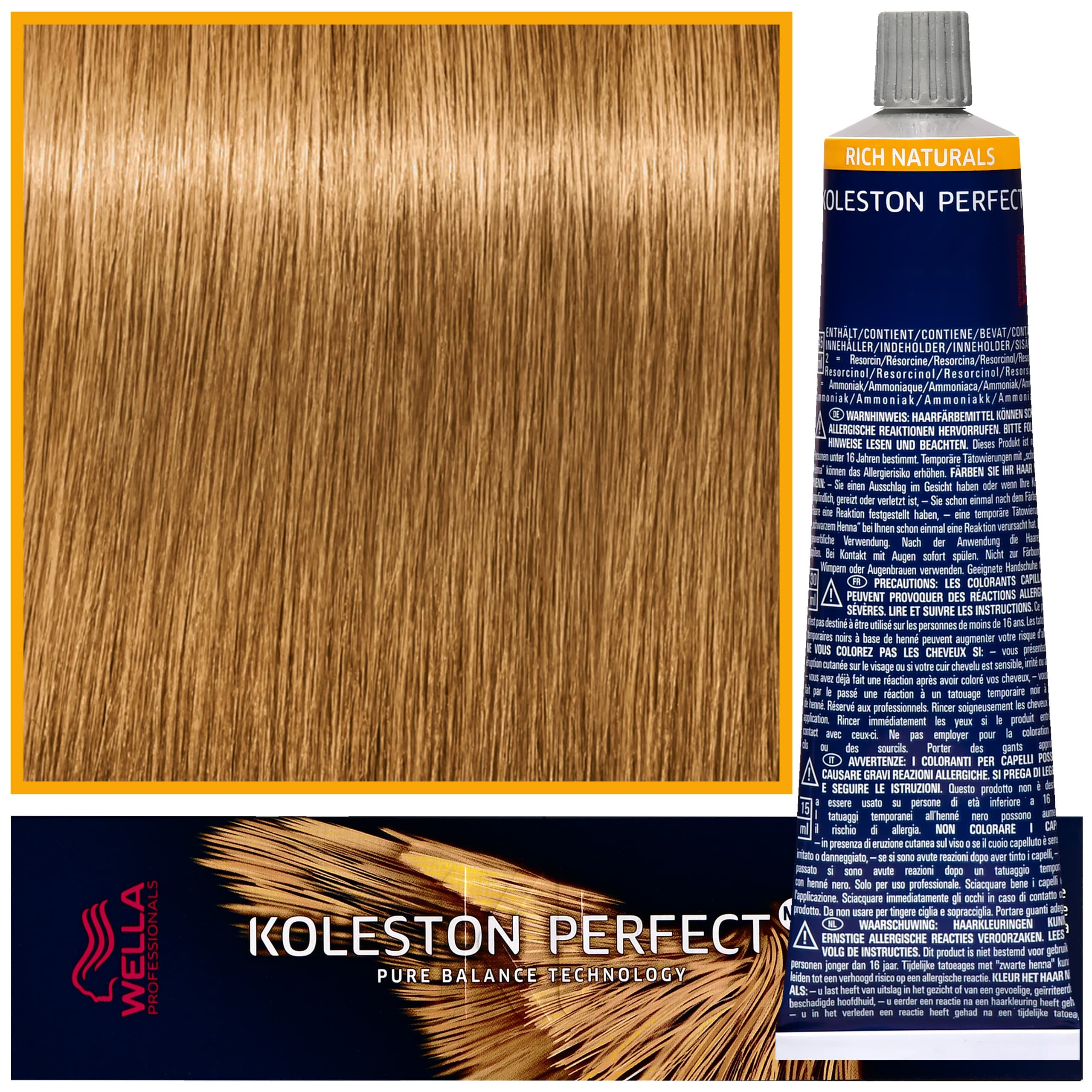 Koleston Perfect Me - profesjonalna farba do koloryzacji włosów, 9/3 Złoty Bardzo Jasny Blond