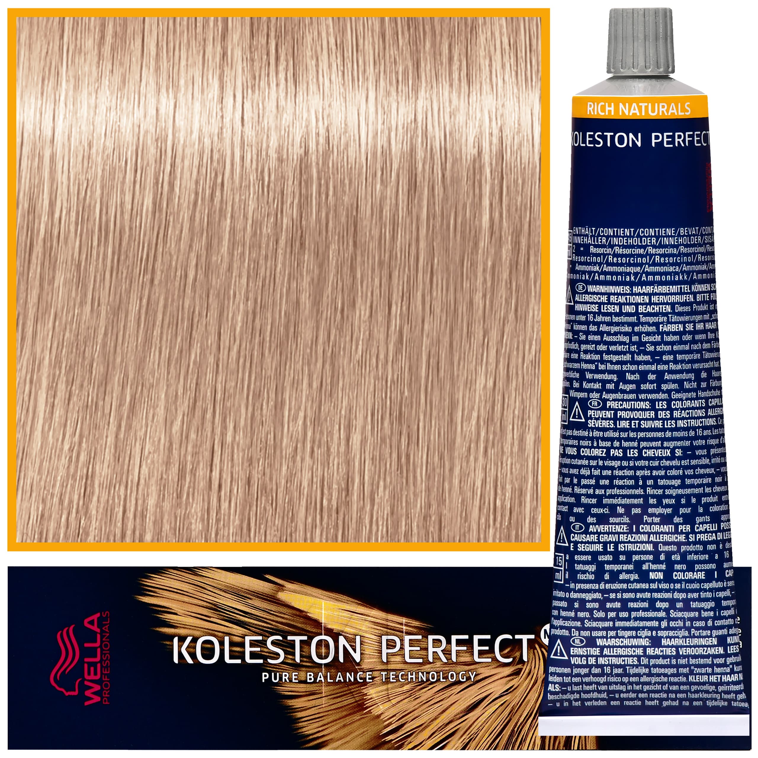 Koleston Perfect Me - profesjonalna farba do koloryzacji włosów, 9/96 Grafitowo Fioletowy Bardzo Jasny Blond