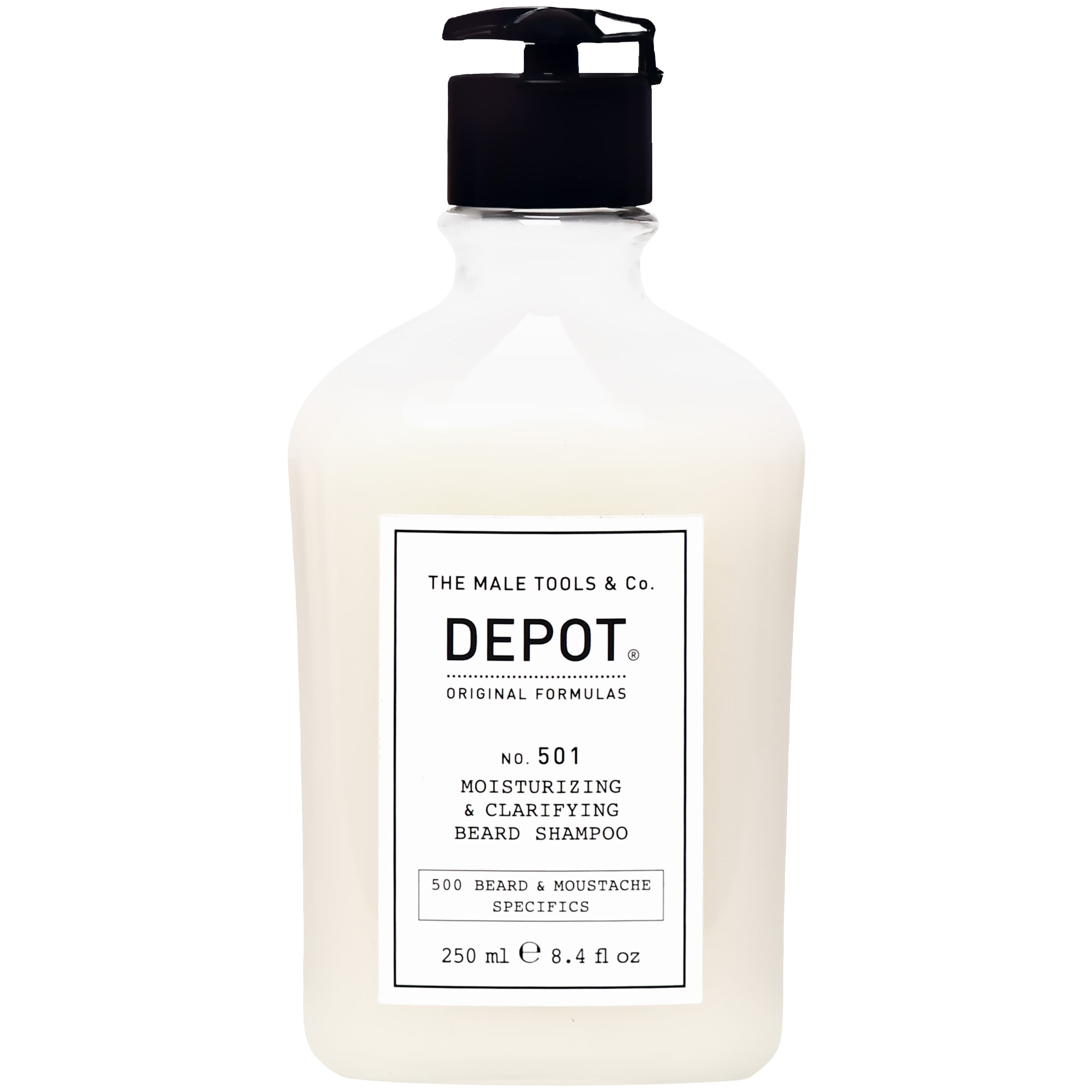 No.501 Moisturizing - nawilżająco oczyszczający szampon do brody
