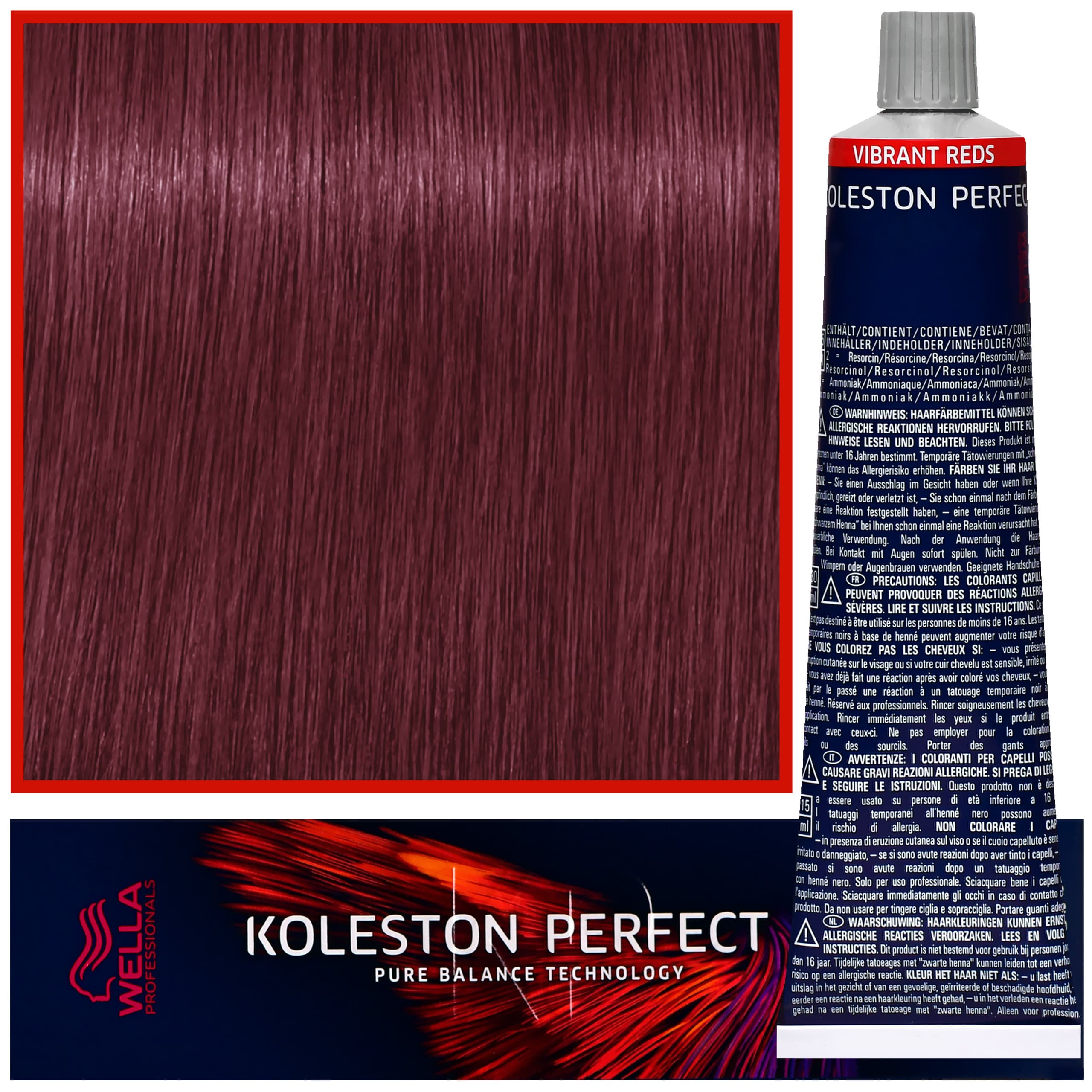 Koleston Perfect Me - profesjonalna farba do koloryzacji włosów, 55/55 Intensywny Mahoniowy Intensywny Jasny Brąz