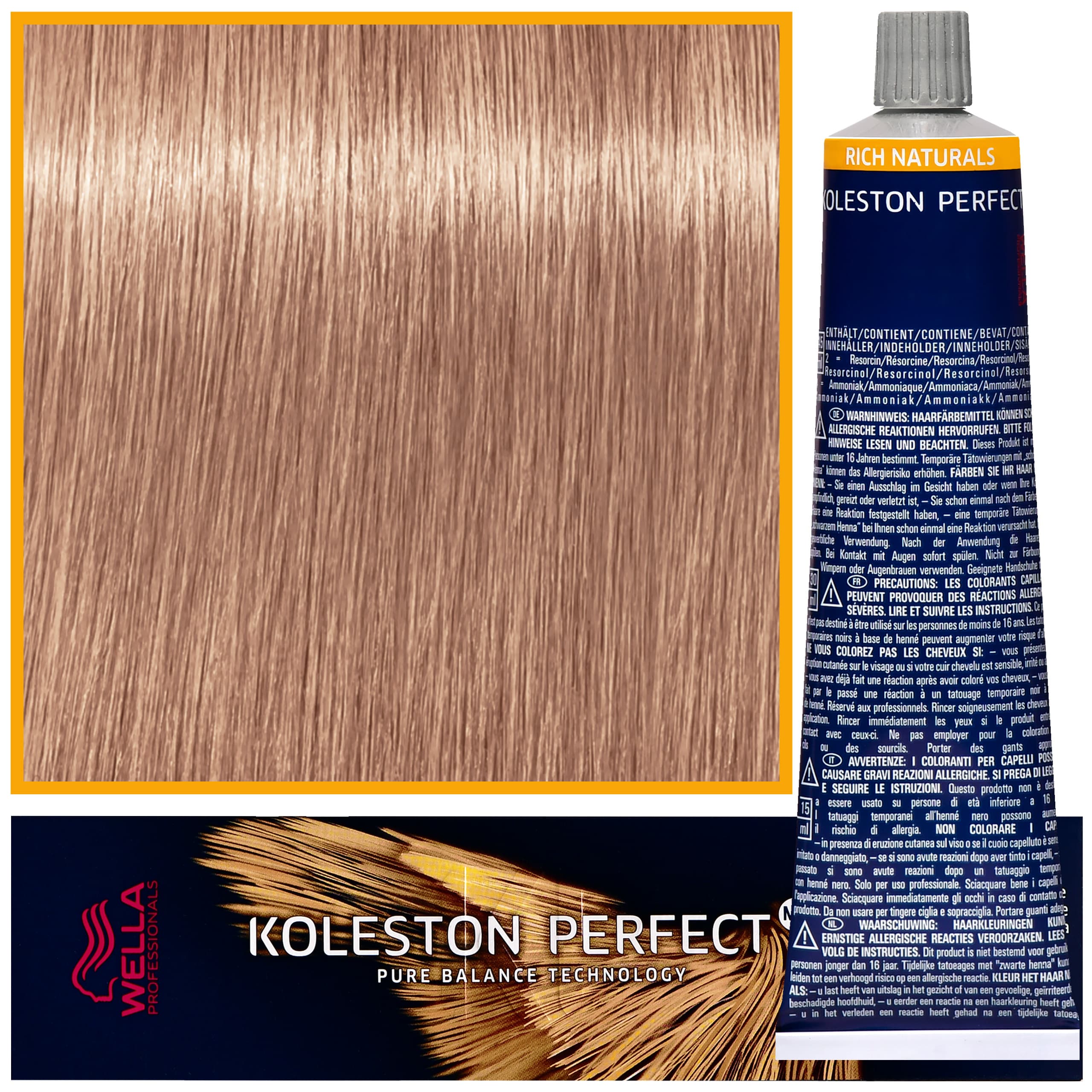 Koleston Perfect Me - profesjonalna farba do koloryzacji włosów, 8/96 Grafitowo Fioletowy Jasny Blond Blond
