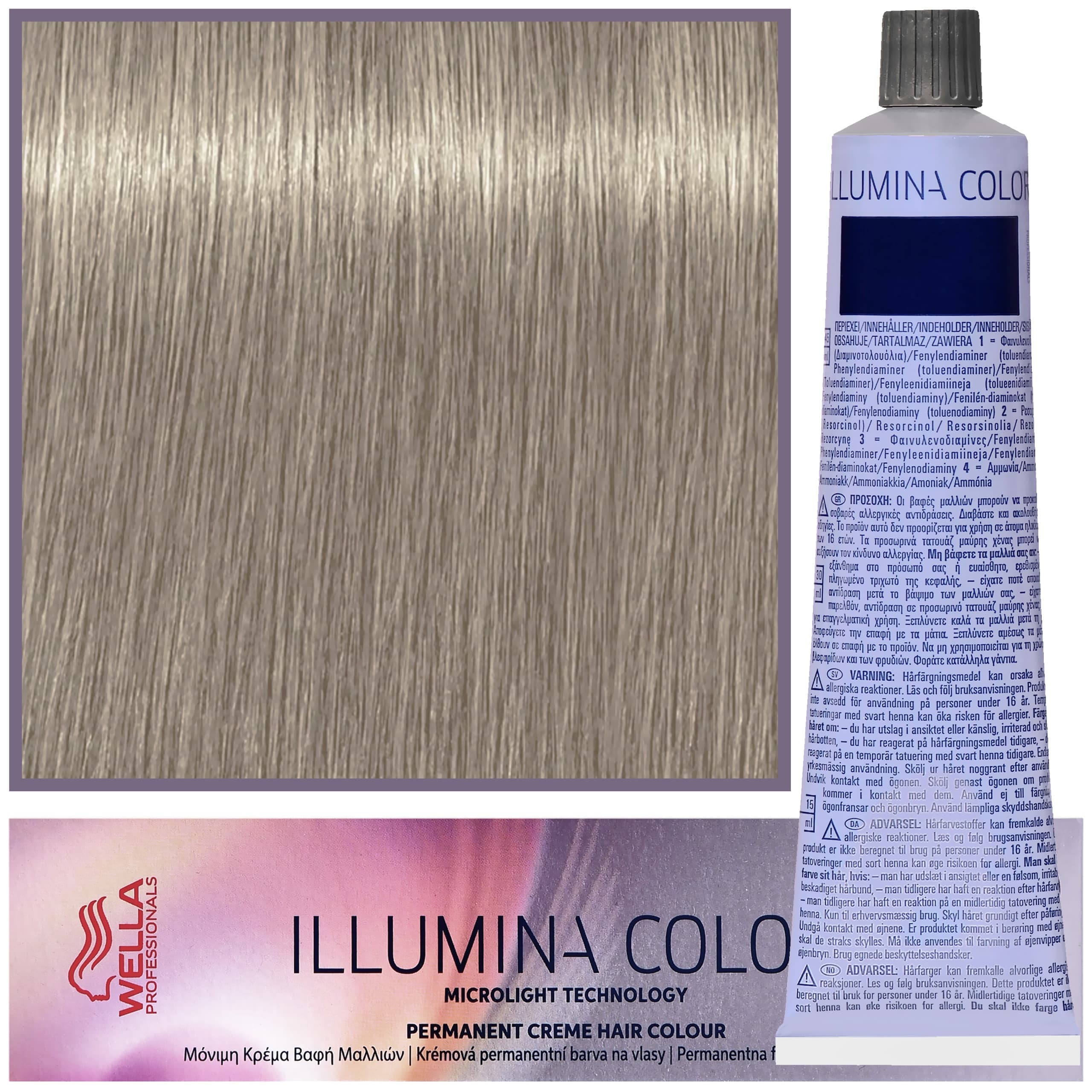 Illumina Color - profesjonalna farba do włosów, 10/81 - Bardzo Bardzo Jasny Blond