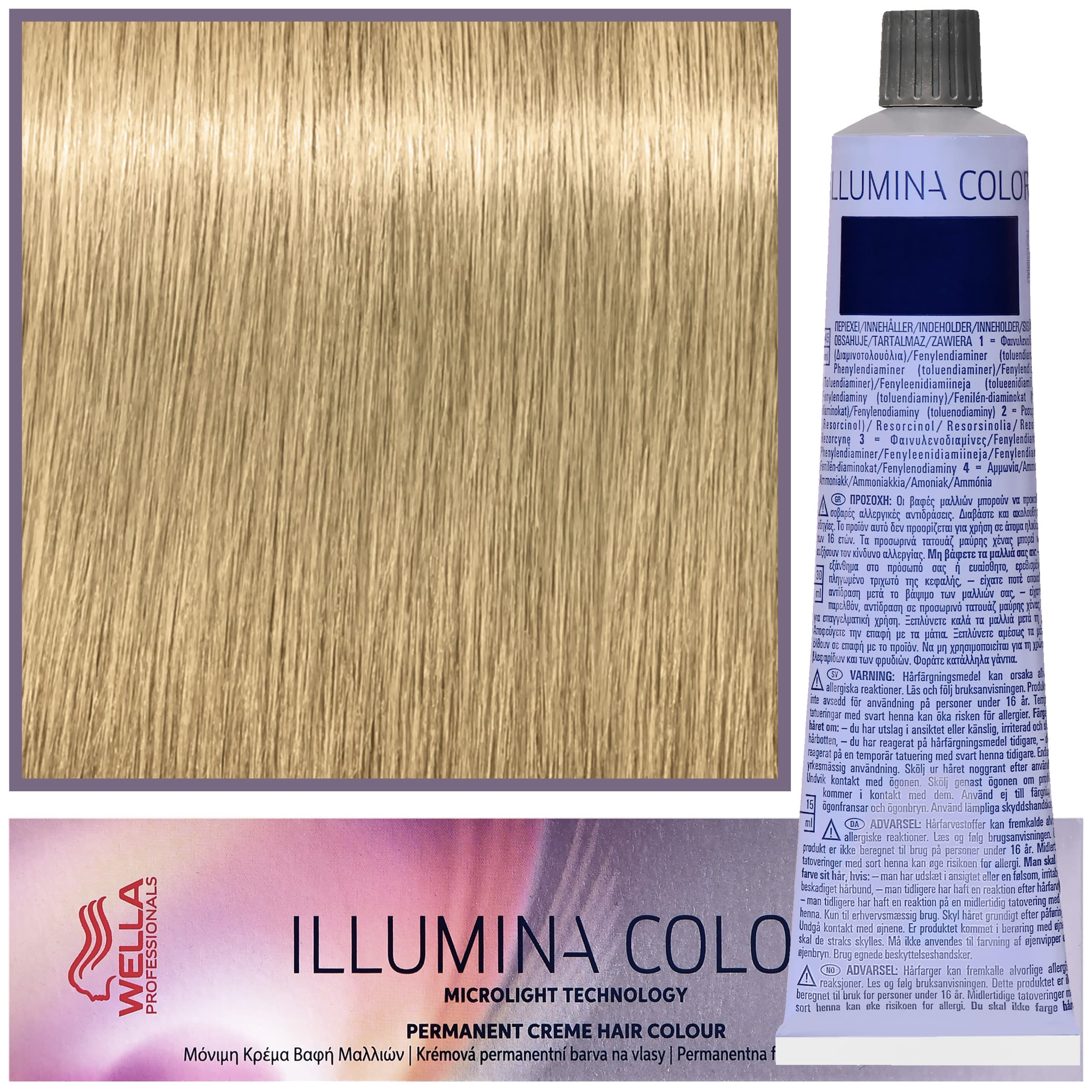 Illumina Color - profesjonalna farba do włosów, 8/36 - Jasny Blond Złoto Opalizujący