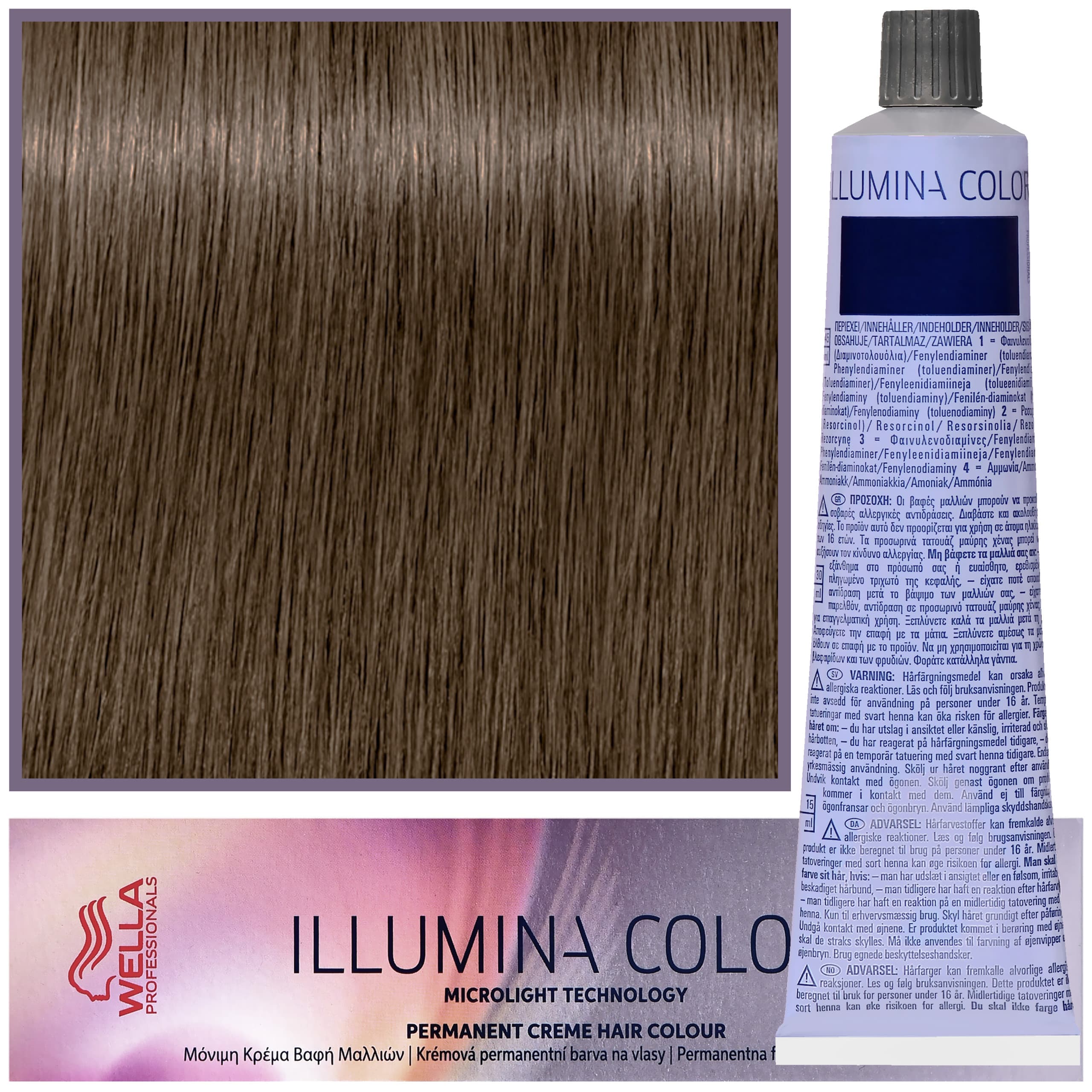 Illumina Color - profesjonalna farba do włosów, 5/02 - Kasztanowy Jasny Naturalny Mat