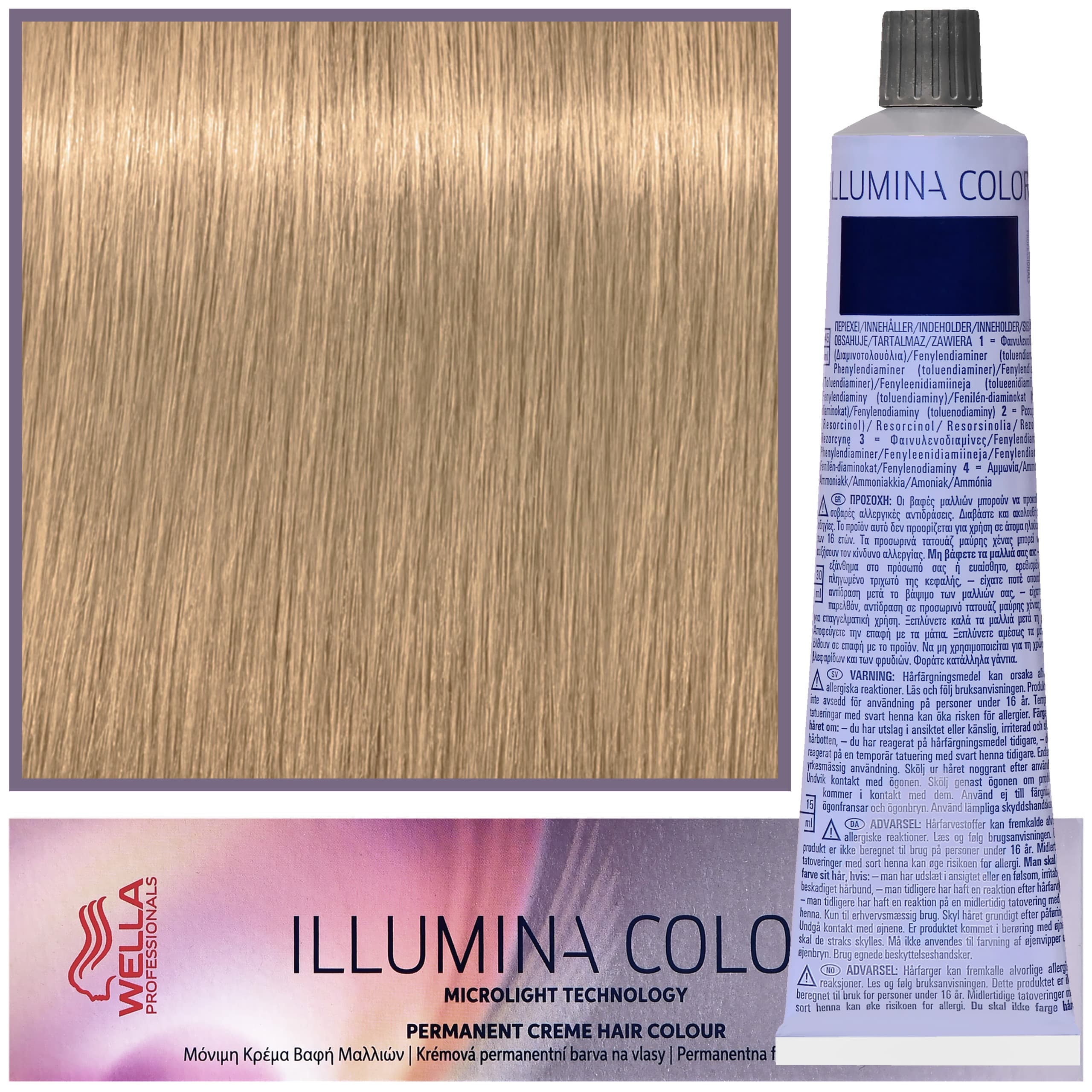 Illumina Color - profesjonalna farba do włosów, 9/7 - Bardzo Jasny Brązowy Blond