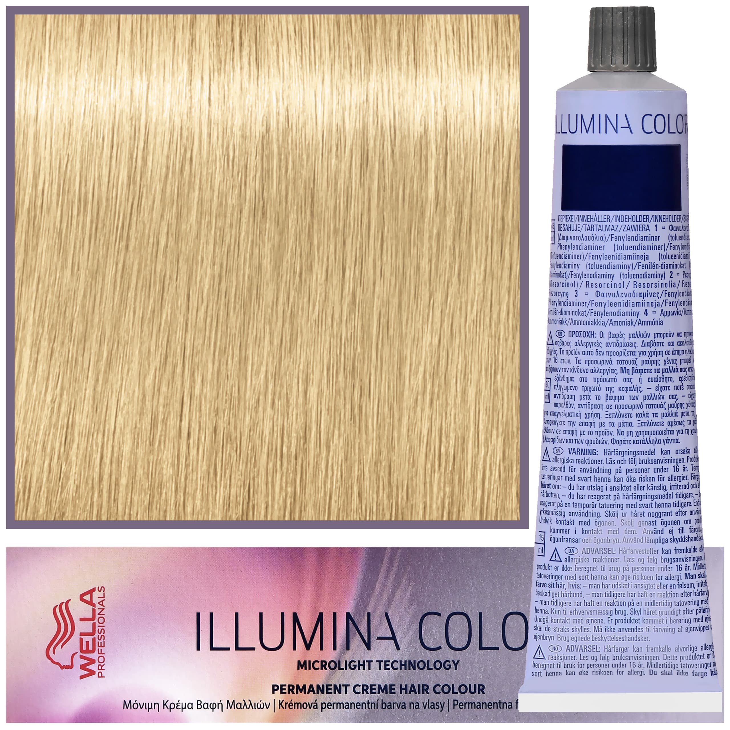 Illumina Color - profesjonalna farba do włosów, 8/38 - Jasny Blond Złoto Perłowy