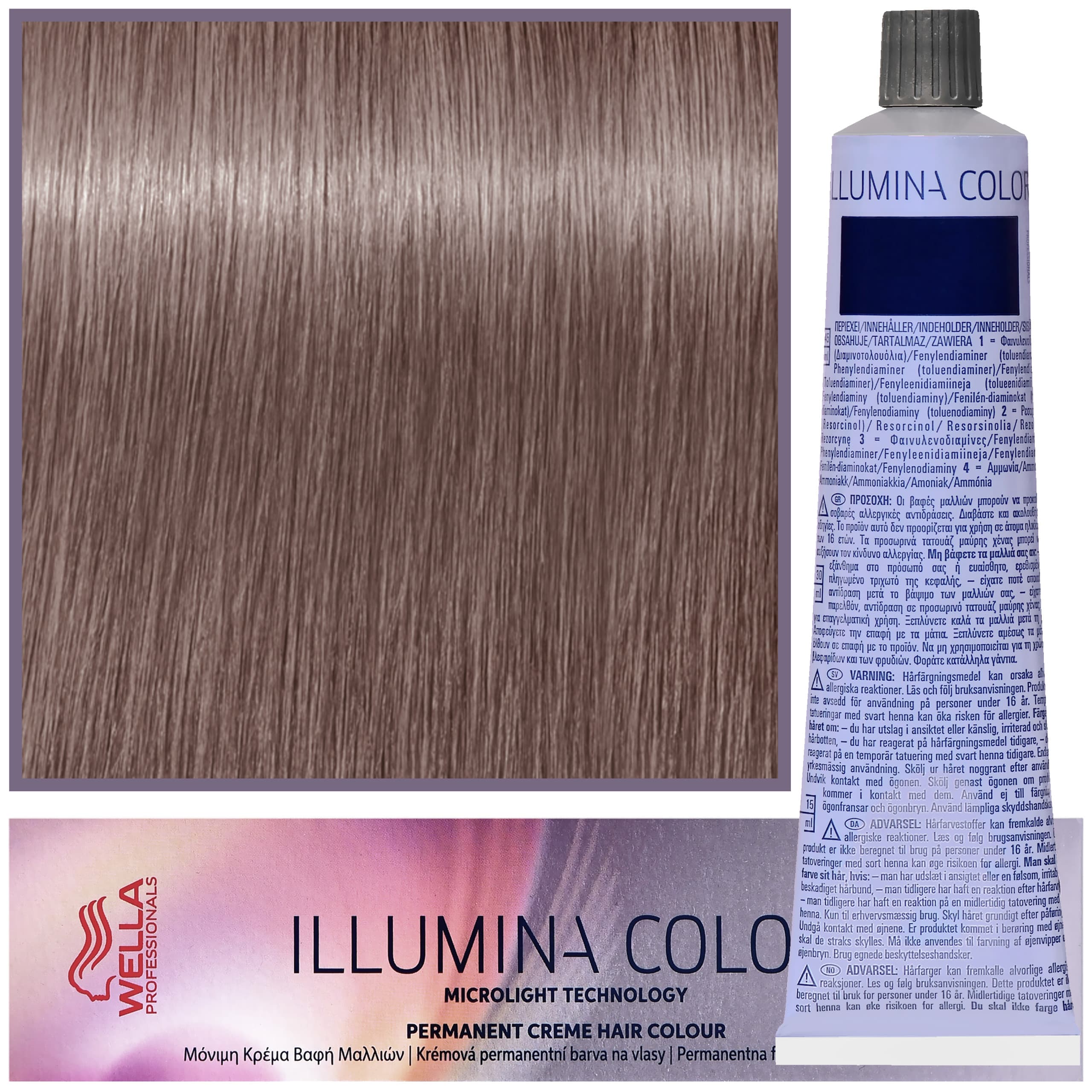 Illumina Color - profesjonalna farba do włosów, 6/16 - Ciemny Blond Popielato-Fioletowy