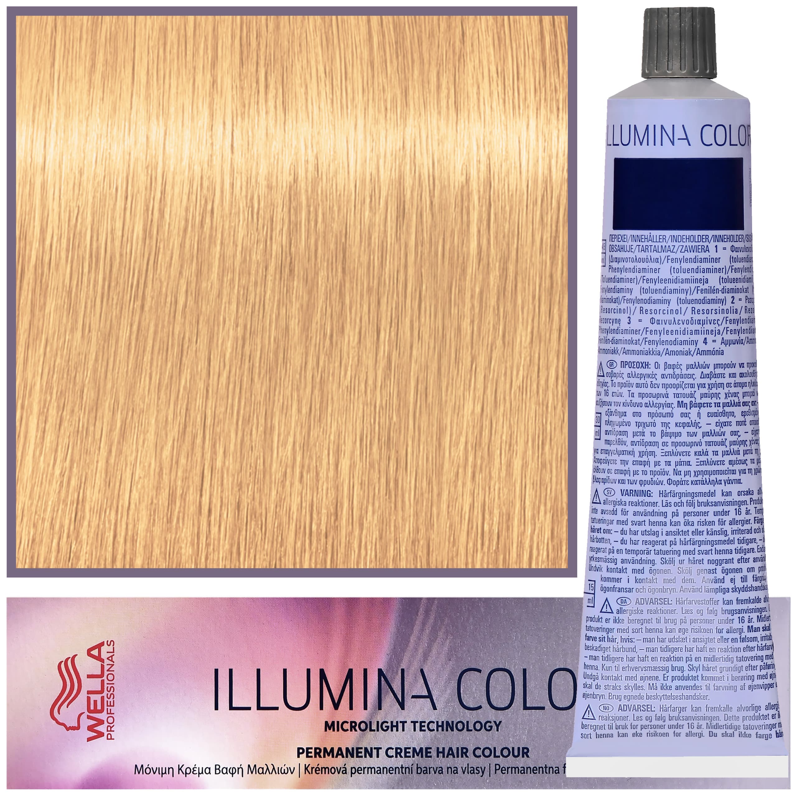 Illumina Color - profesjonalna farba do włosów, 10/05 - Bardzo Jasny Blond Naturalny Mahoniowy