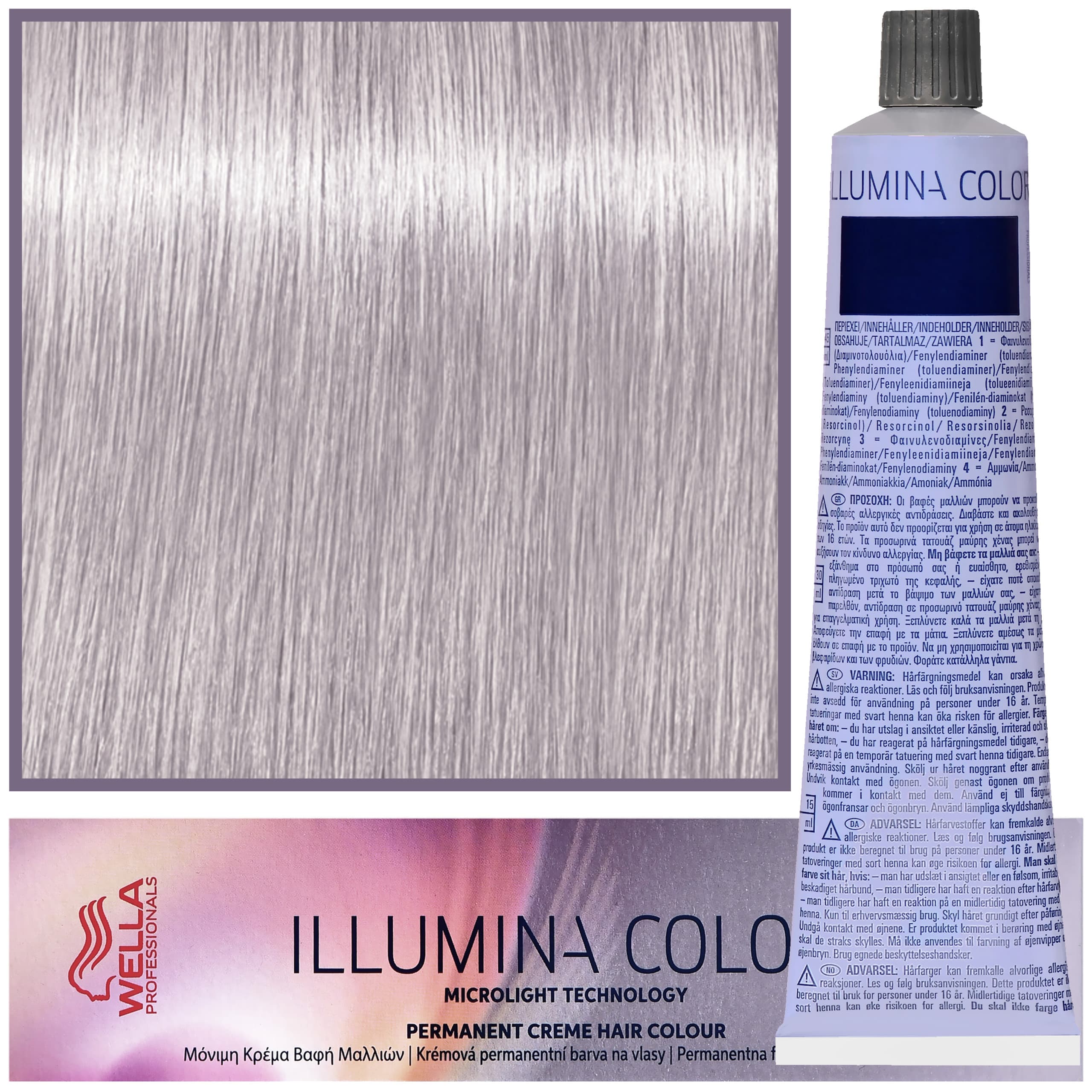 Illumina Color - profesjonalna farba do włosów, Silver Mauve