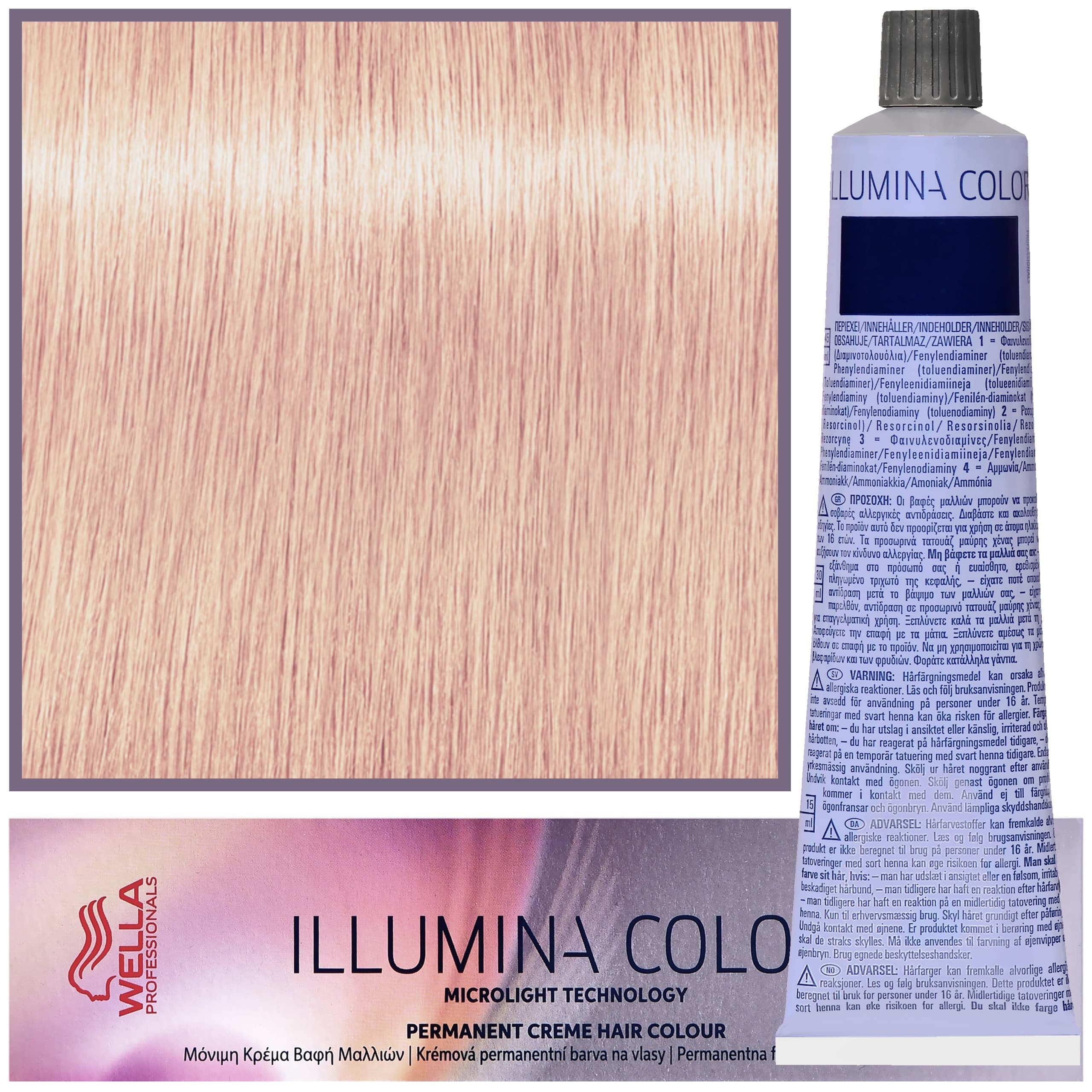 Illumina Color - profesjonalna farba do włosów, Titanium Rose