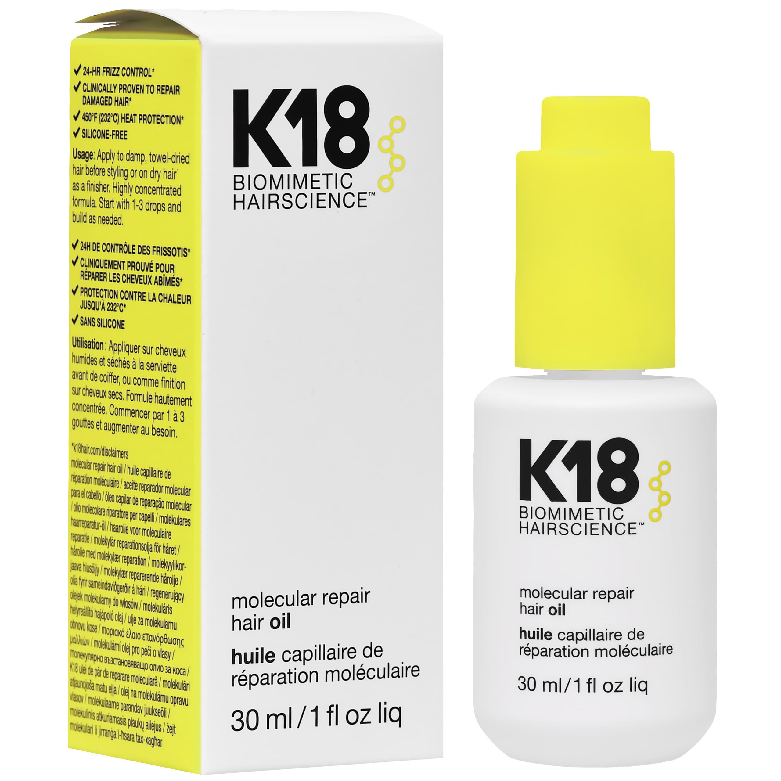 Molecular Hair Oil - regenerujący olejek do włosów zniszczonych