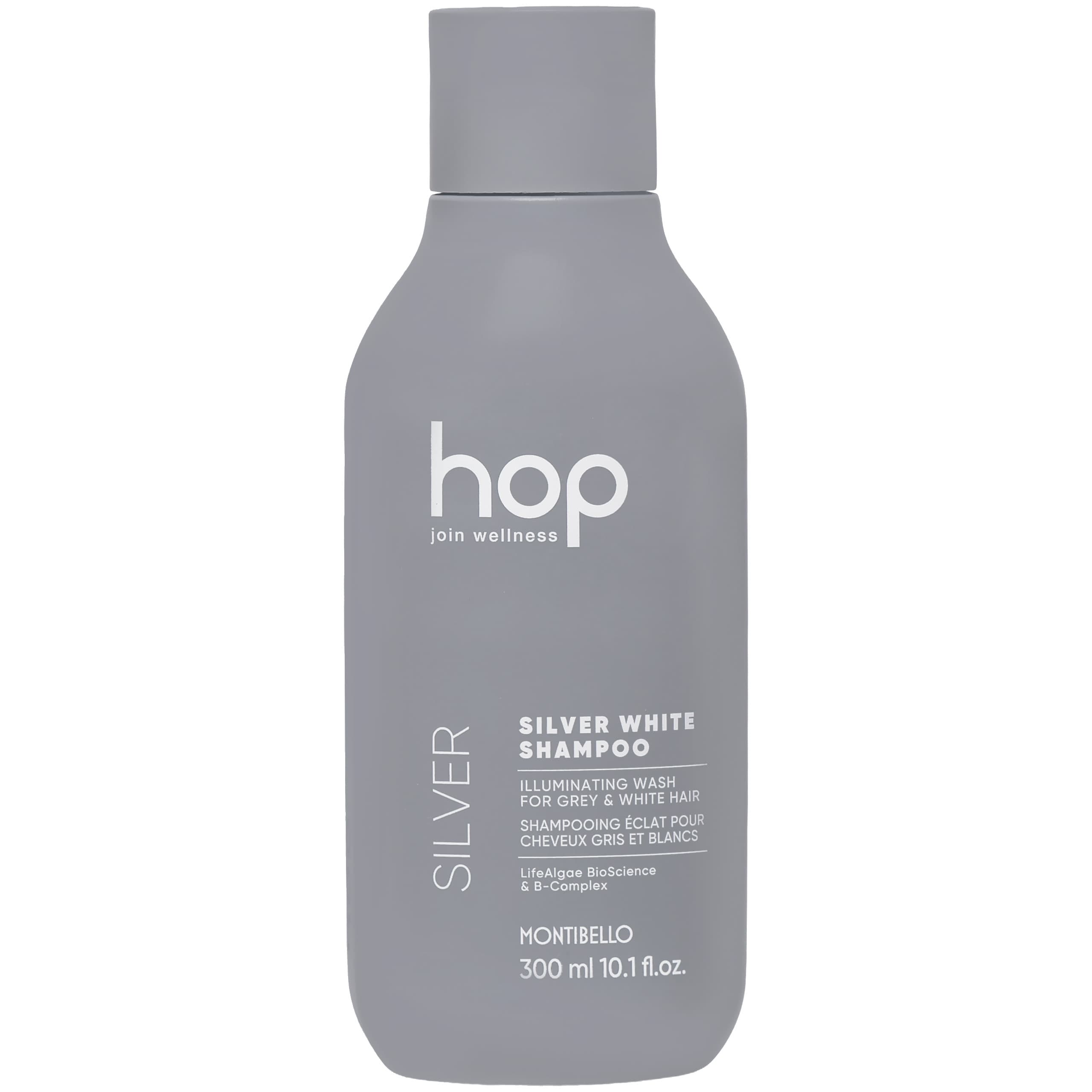 HOP Silver White - szampon rozświetlający do włosów siwych