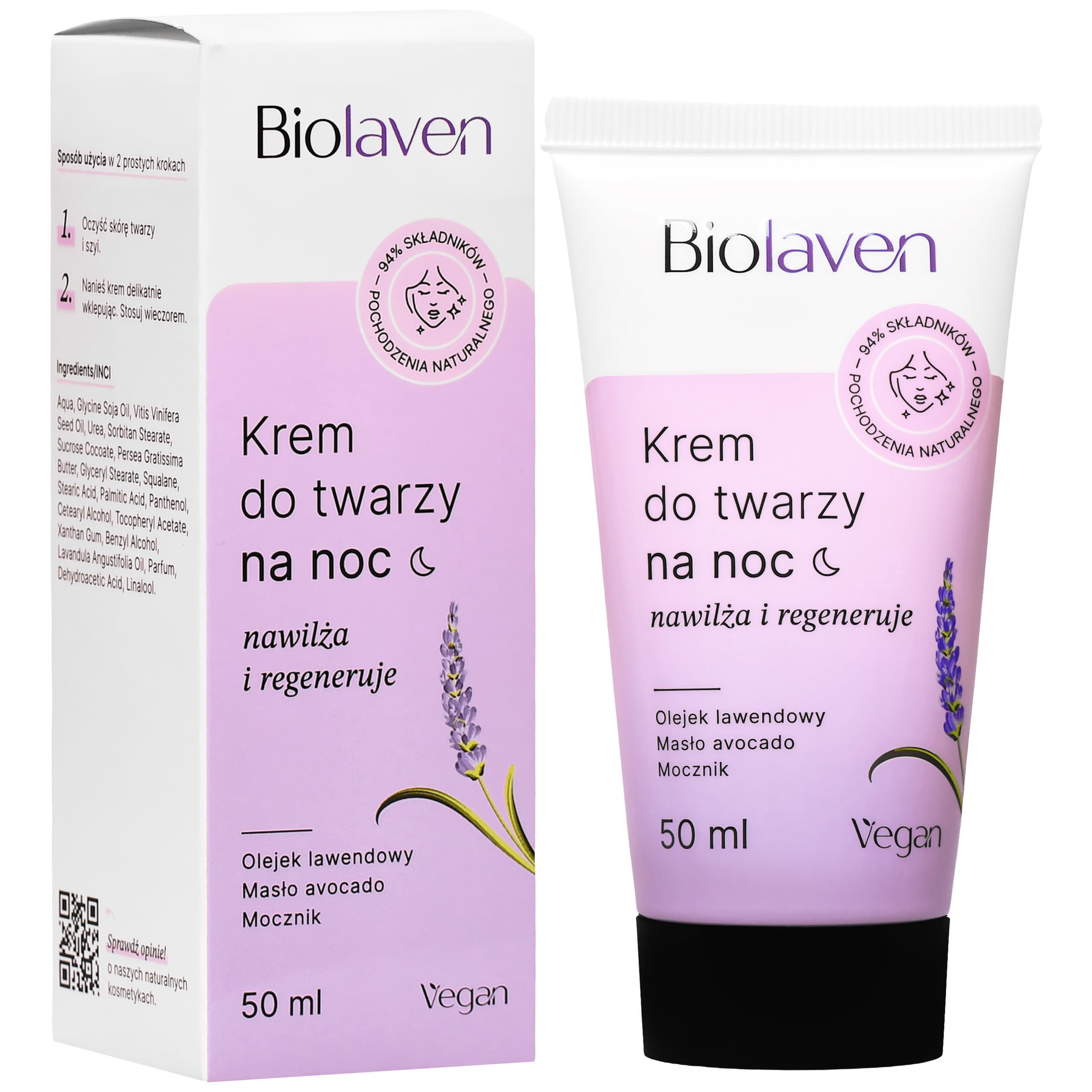 Krem do twarzy na noc